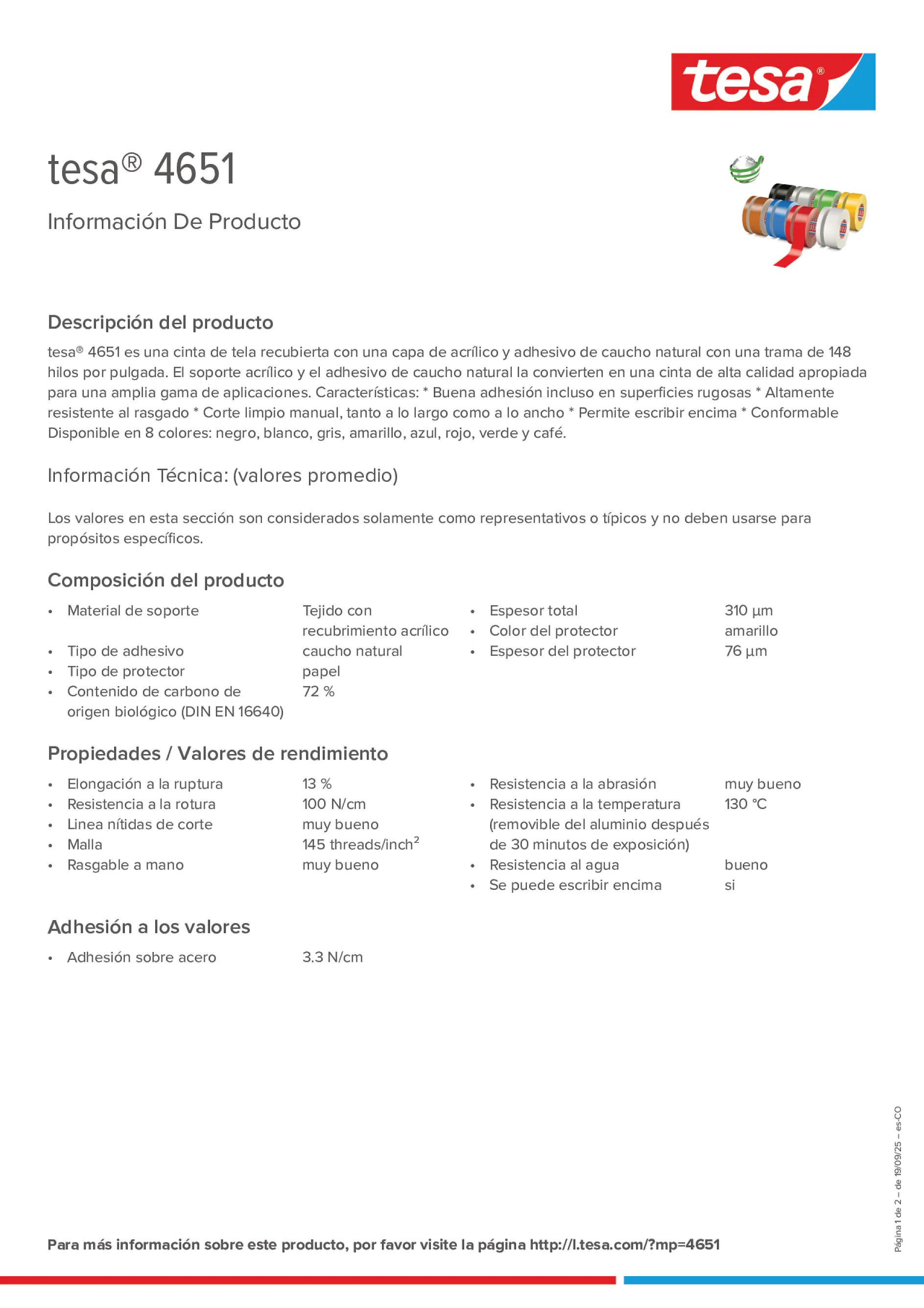 Product information_tesa® 04651_es-CO