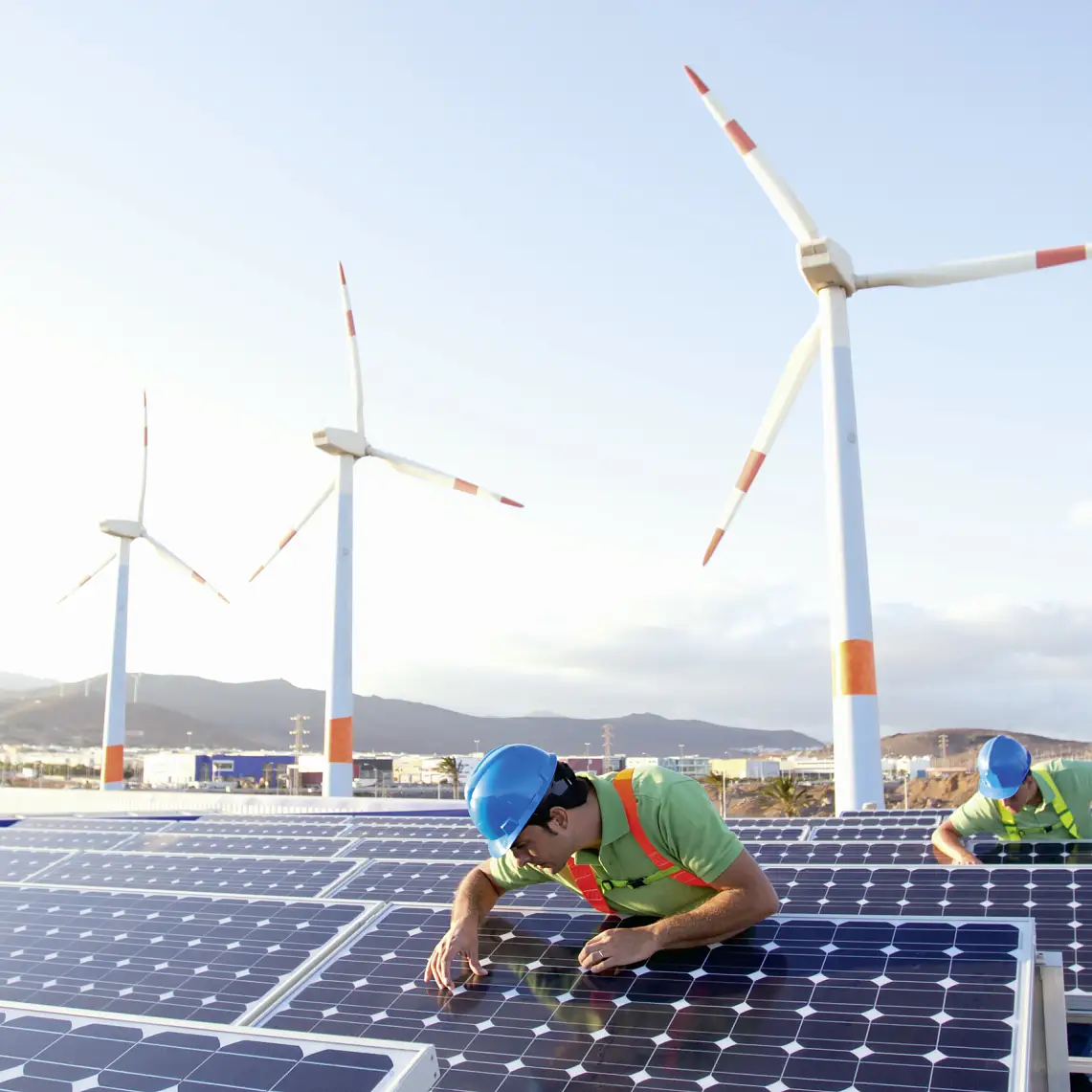 Industrias fotovoltaica y eólica