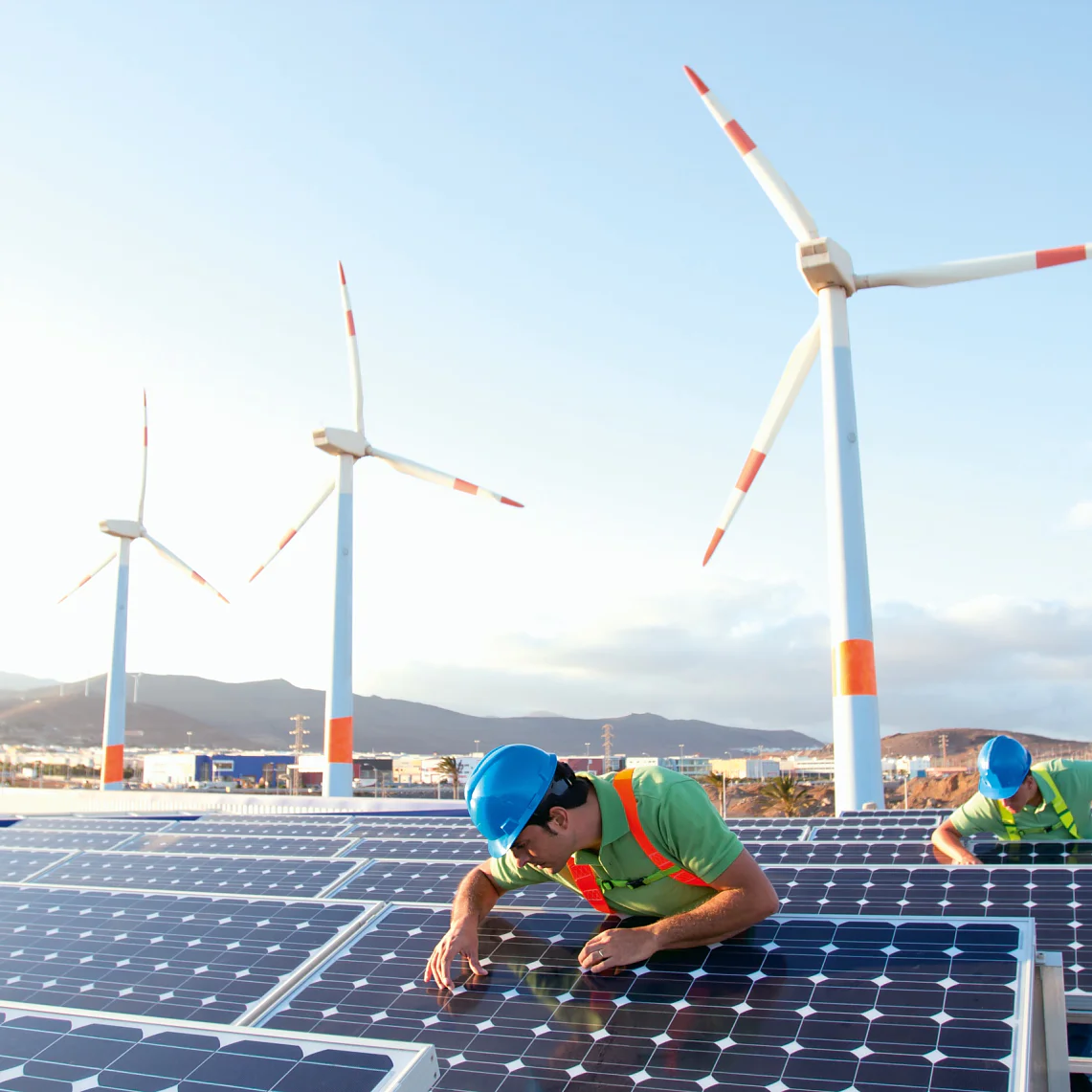 Industrias fotovoltaica y eólica