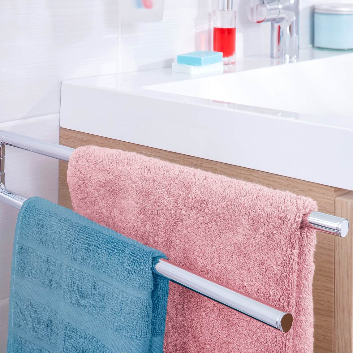 accesorios baño toallas sin taladro – Compra accesorios baño