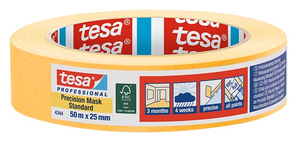 Tesa 04344-00003-00 Masking Precision Standard - Nastro Per Maschera Resistente Fino A 3 Mesi