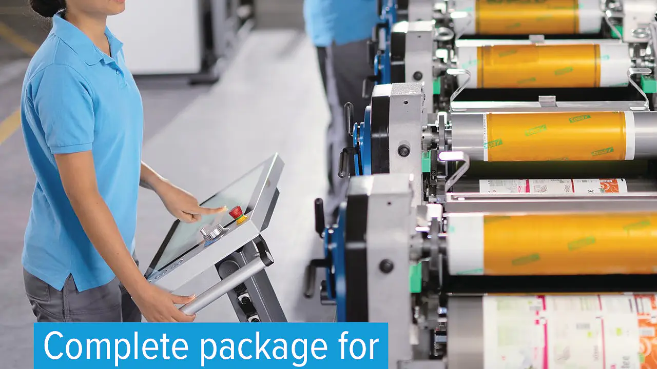 Plate mounting with tesa® Softprint 380 µm / 15 mil