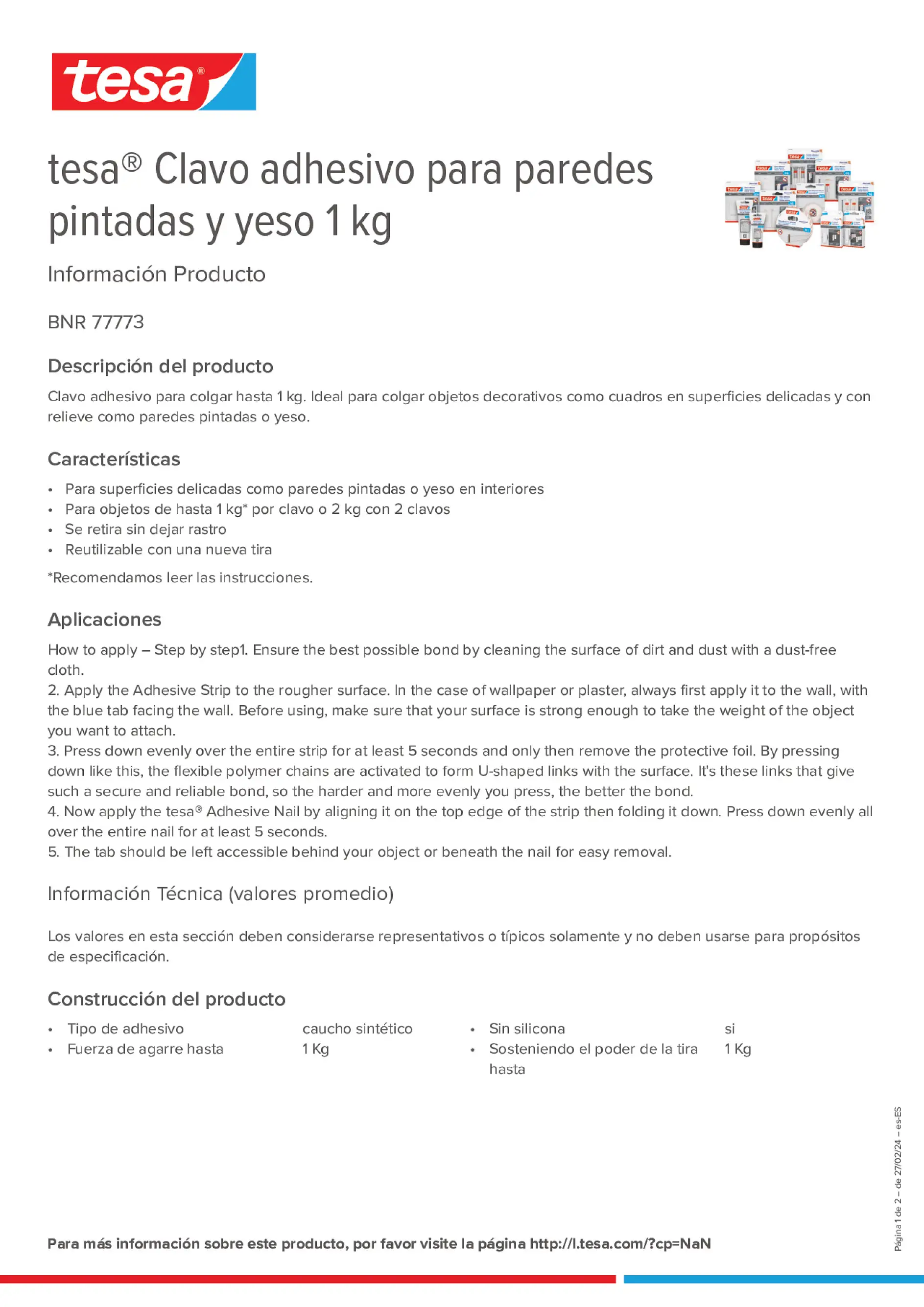 Product information_tesa® 77773_es-ES