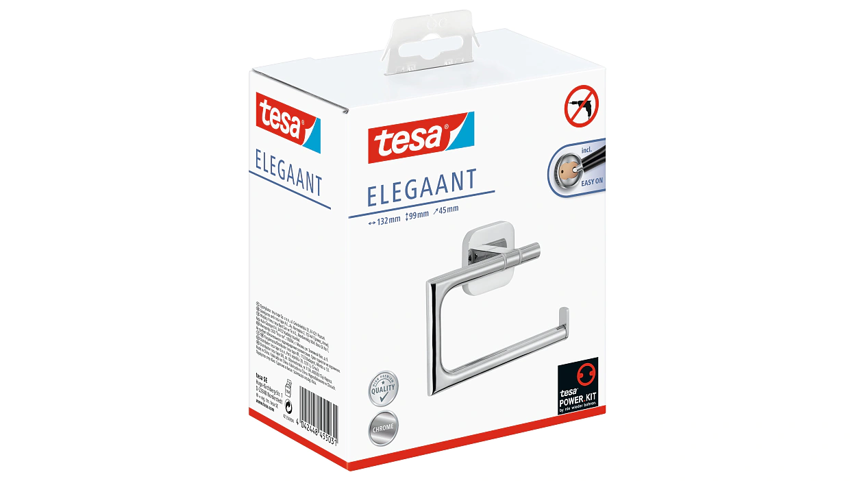 [en-en] tesa Elegaant Toilet Roll Holder w/o Lid