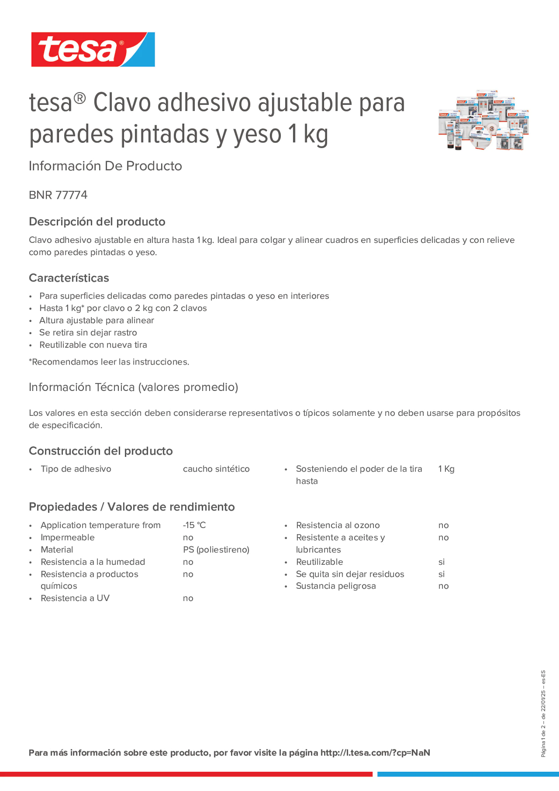 Product information_tesa® 77774_es-ES