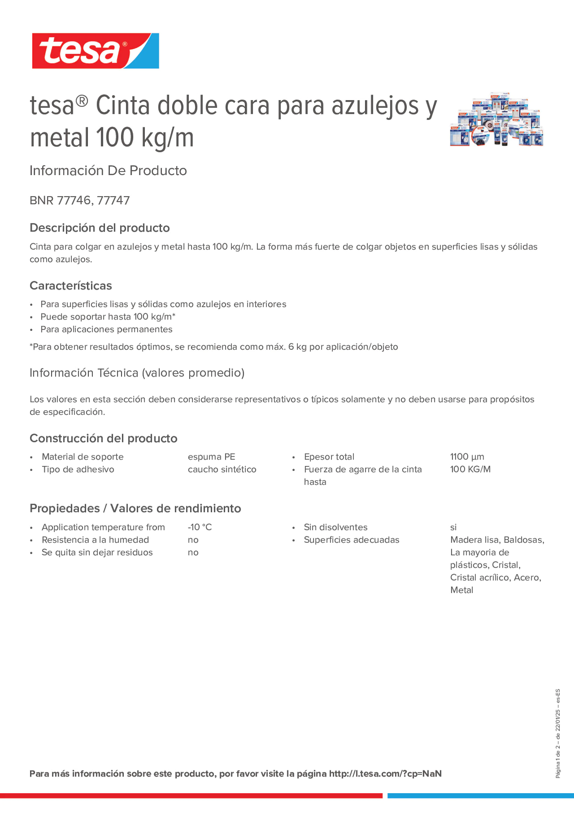 Product information_tesa® 77746_es-ES