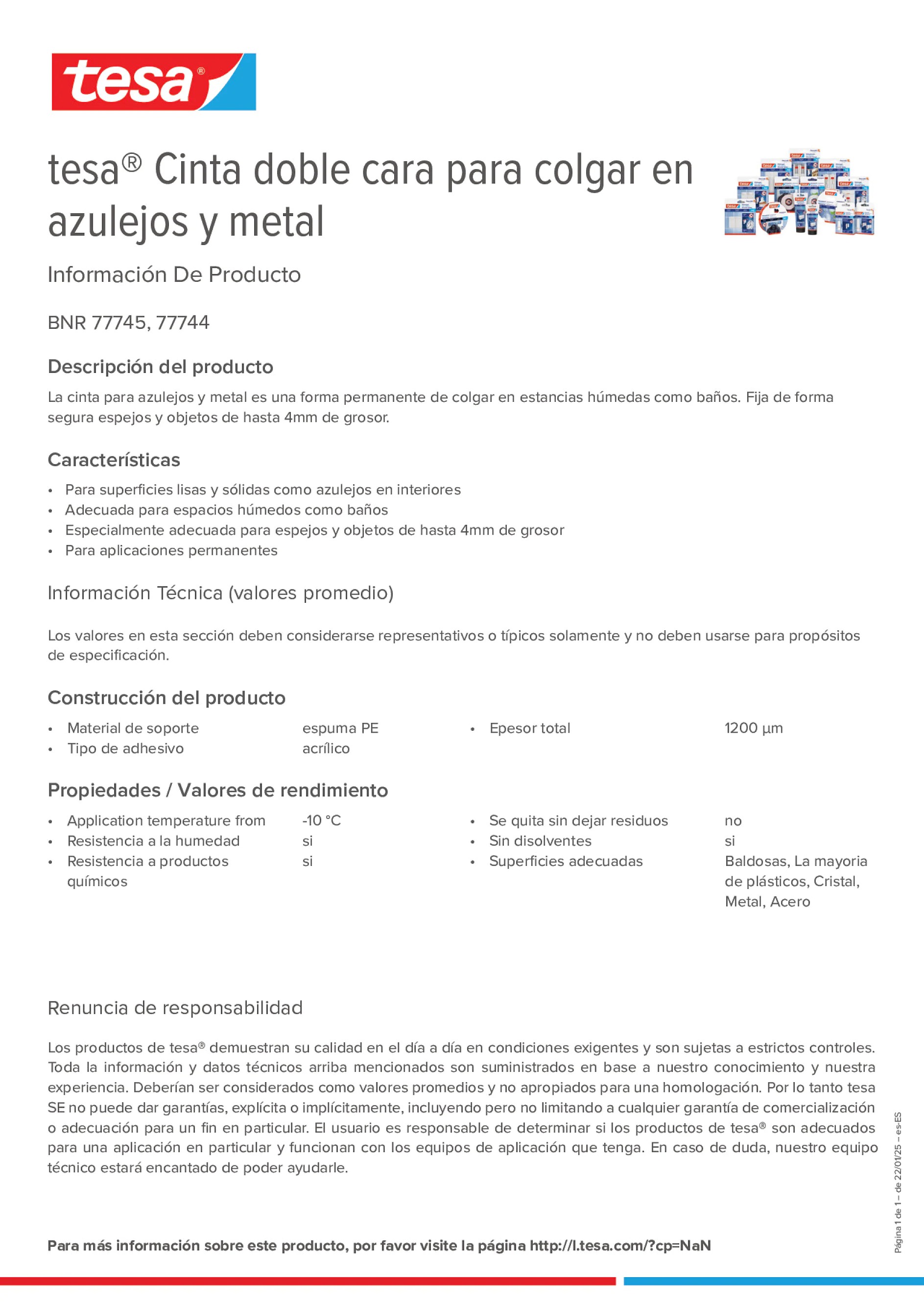 Product information_tesa® 77744_es-ES