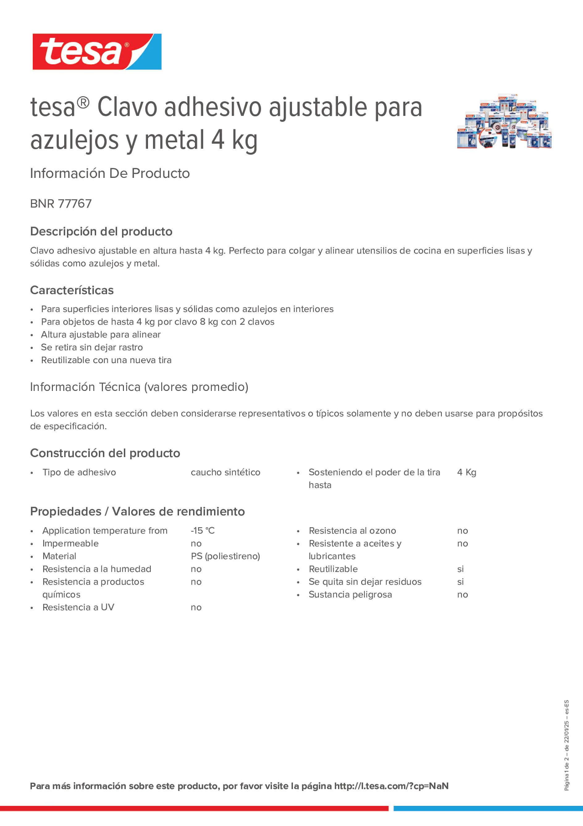 Product information_tesa® 77767_es-ES