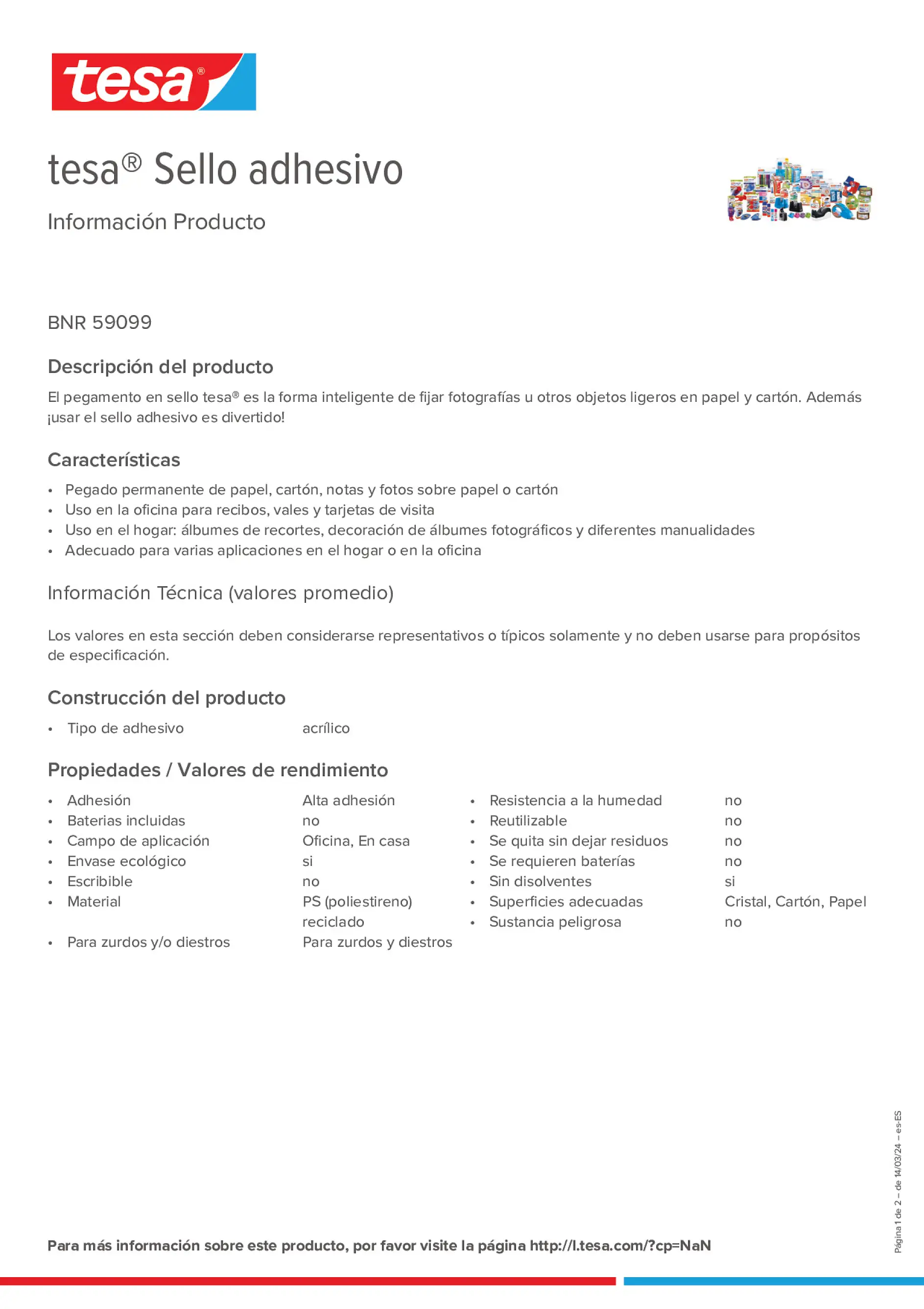 Product information_tesa® 59099_es-ES