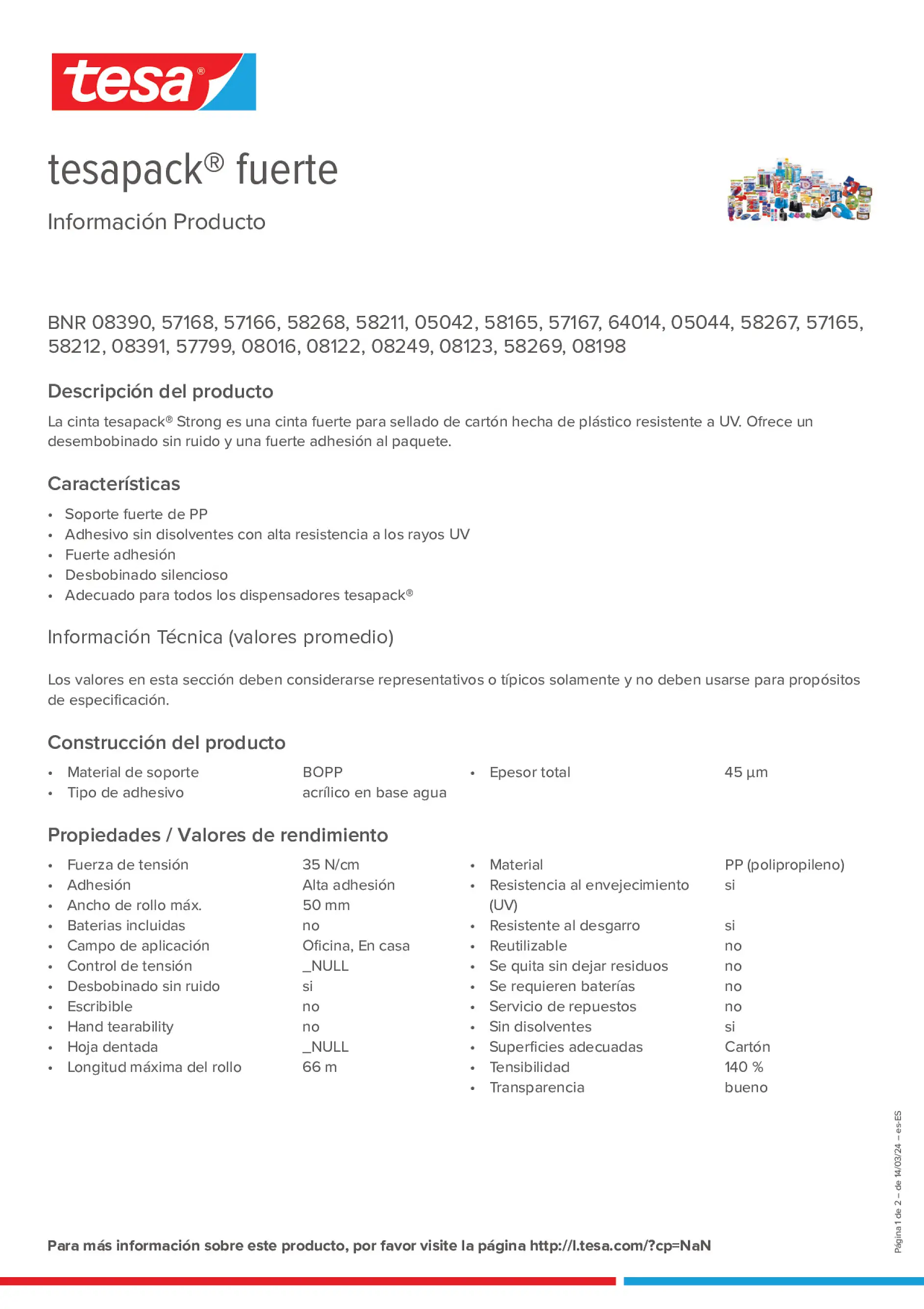 Product information_tesapack® 57424_es-ES