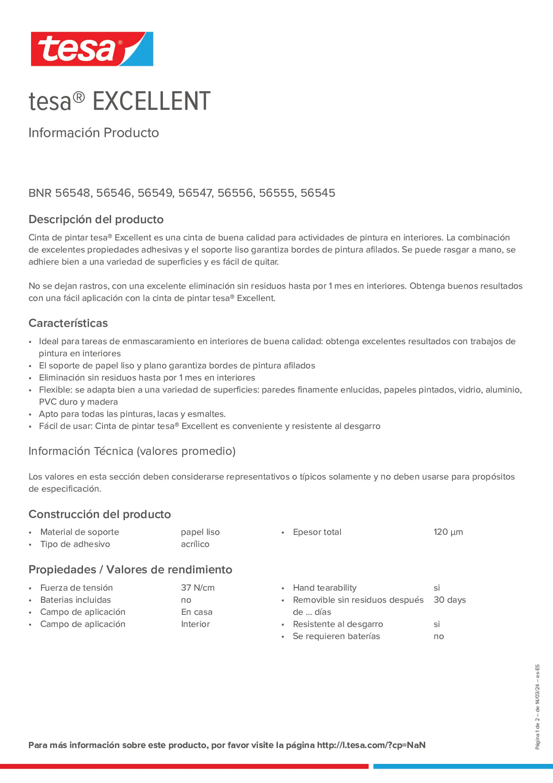 Product information_tesa® 56548_es-ES
