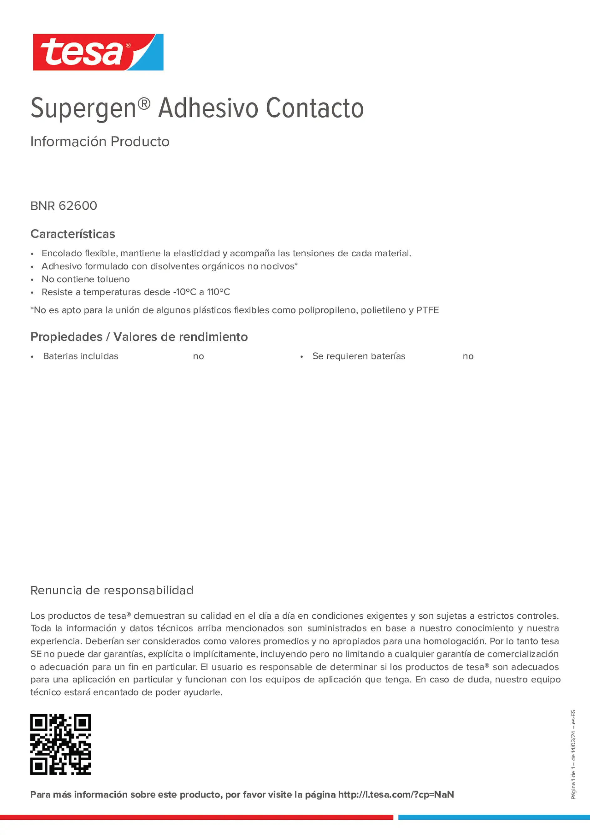 Product information_Supergen® 62600_es-ES