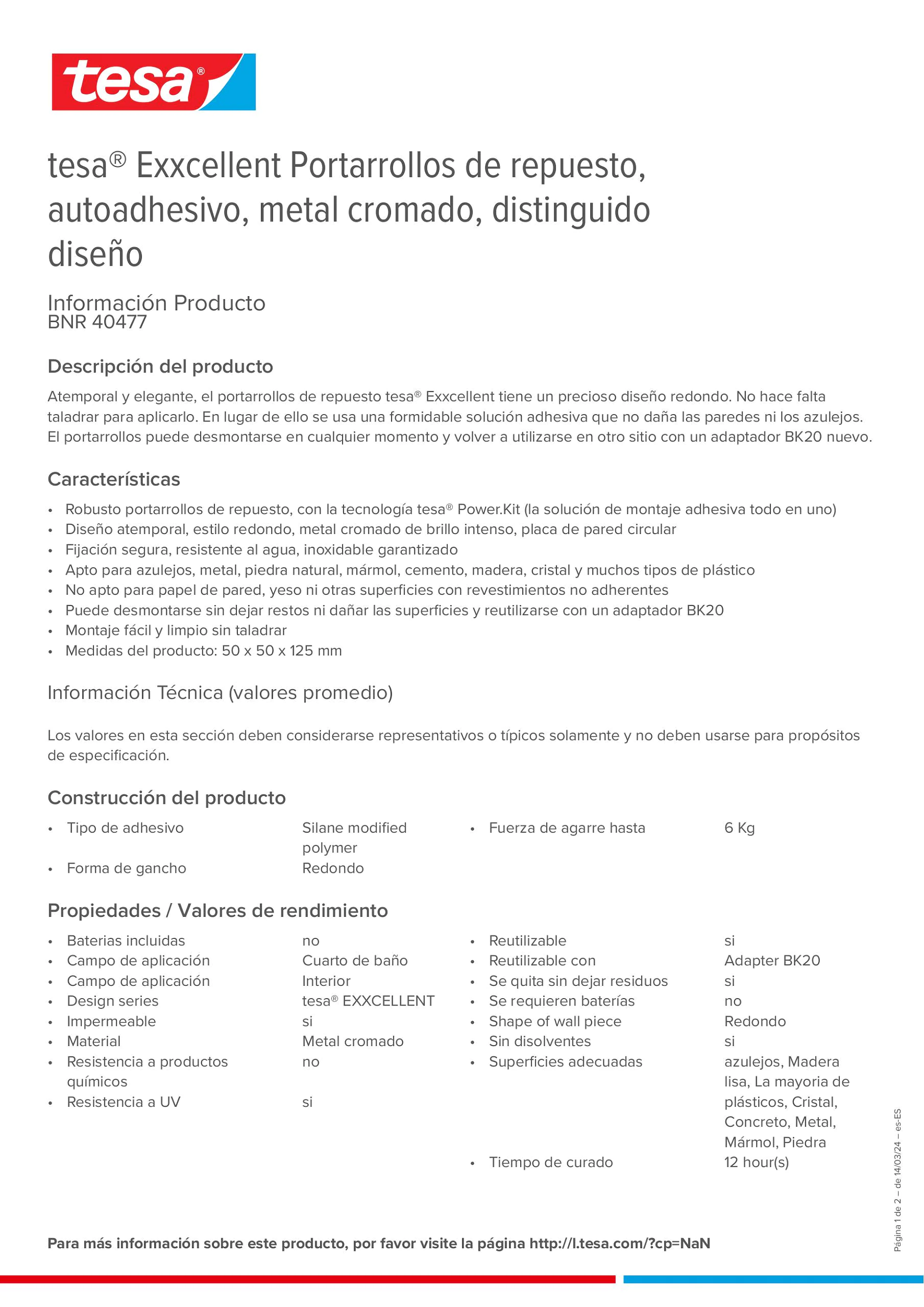 Product information_tesa® 40477_es-ES