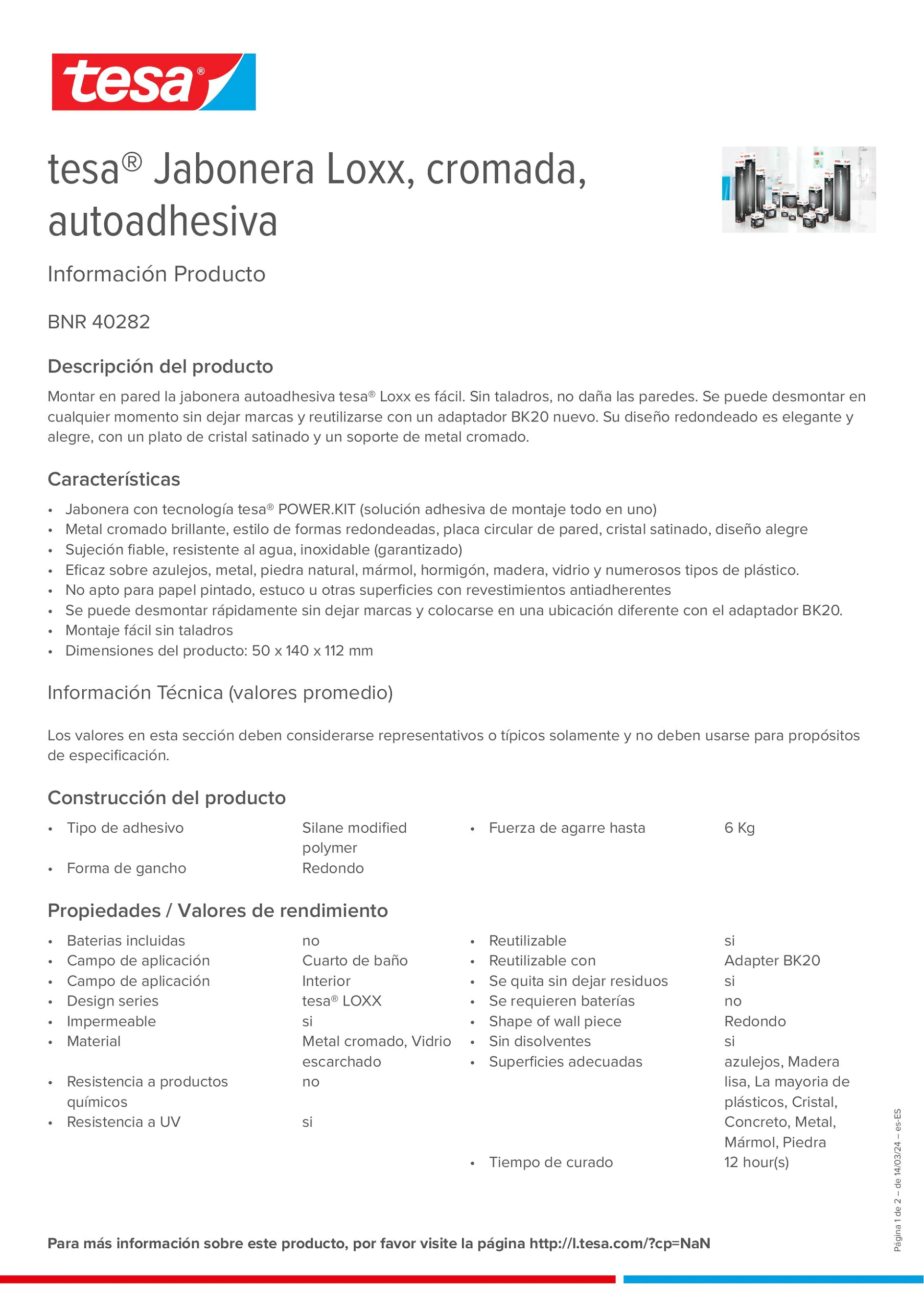 Product information_tesa® 40282_es-ES