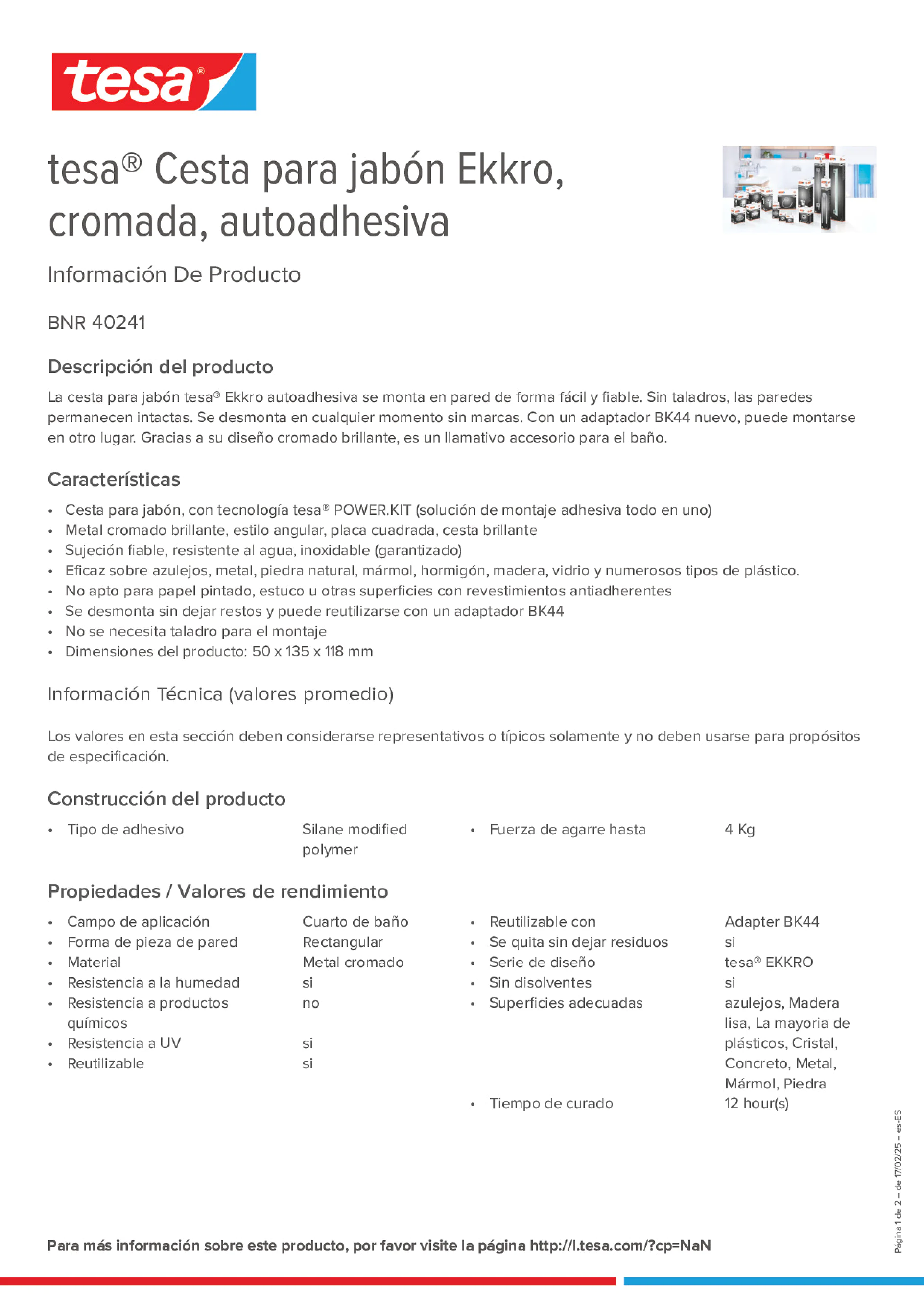 Product information_tesa® 40241_es-ES