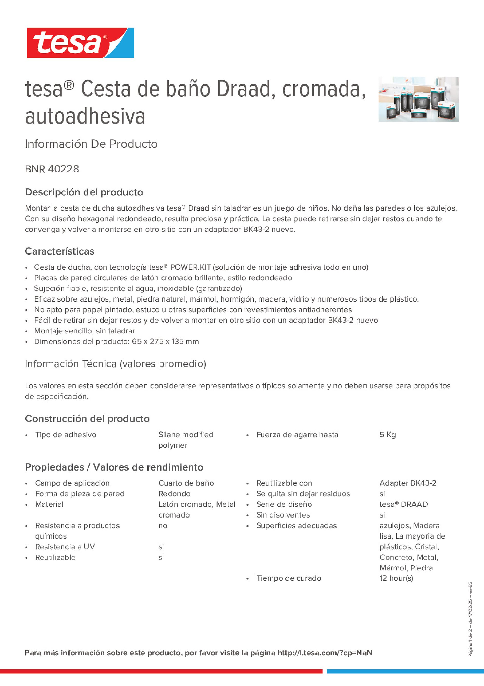 Product information_tesa® 40228_es-ES