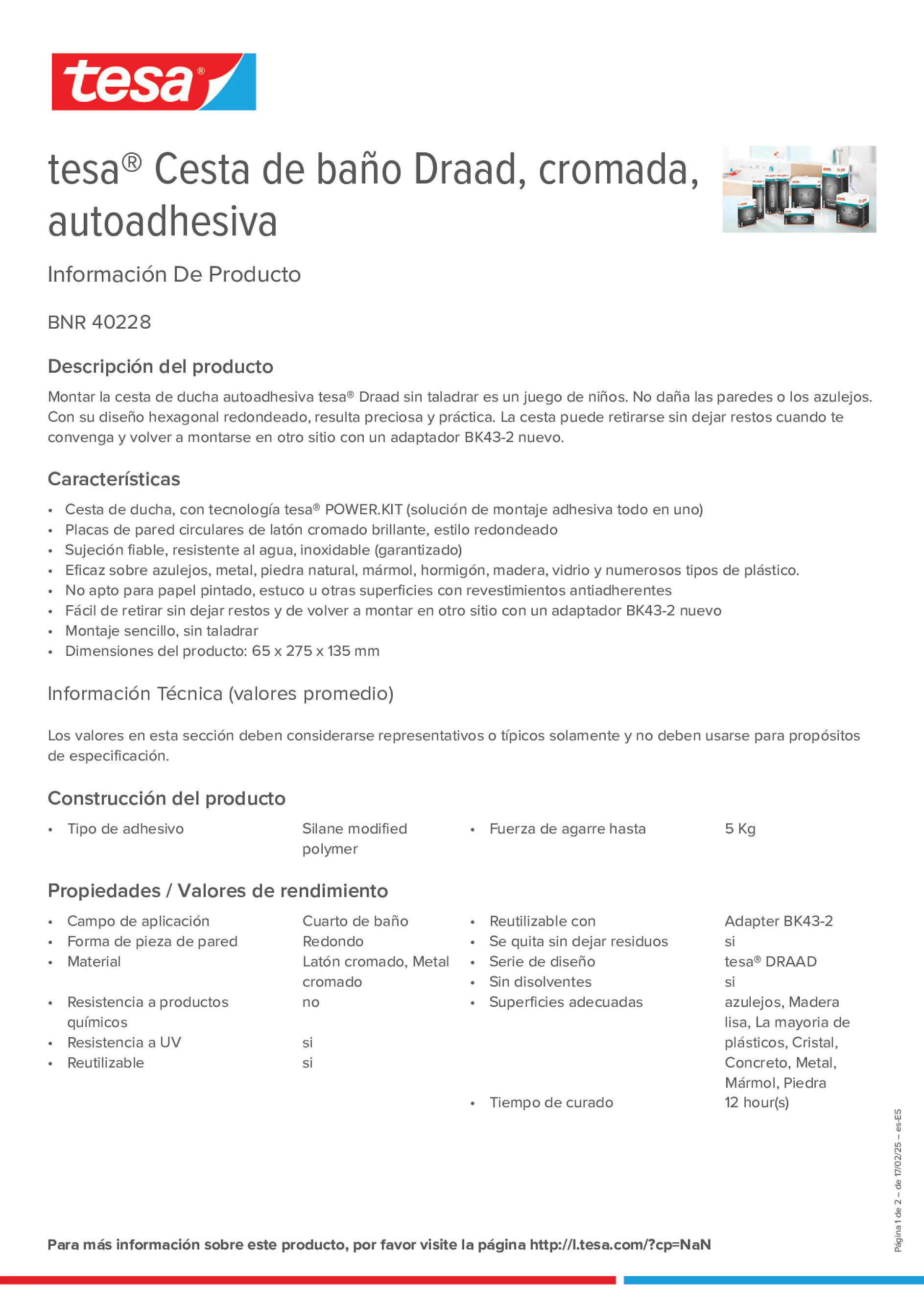 Product information_tesa® 40228_es-ES