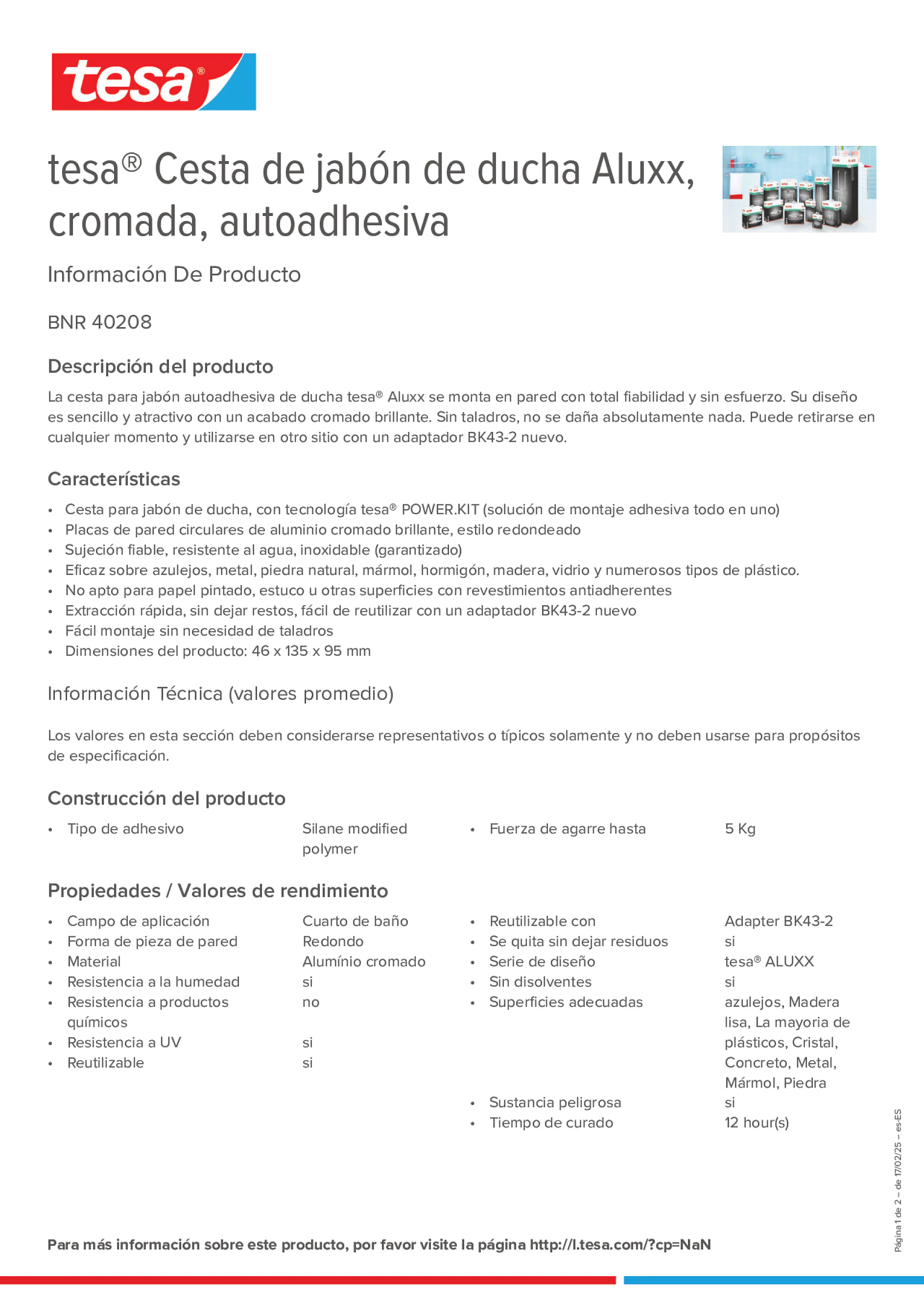 Product information_tesa® 40208_es-ES