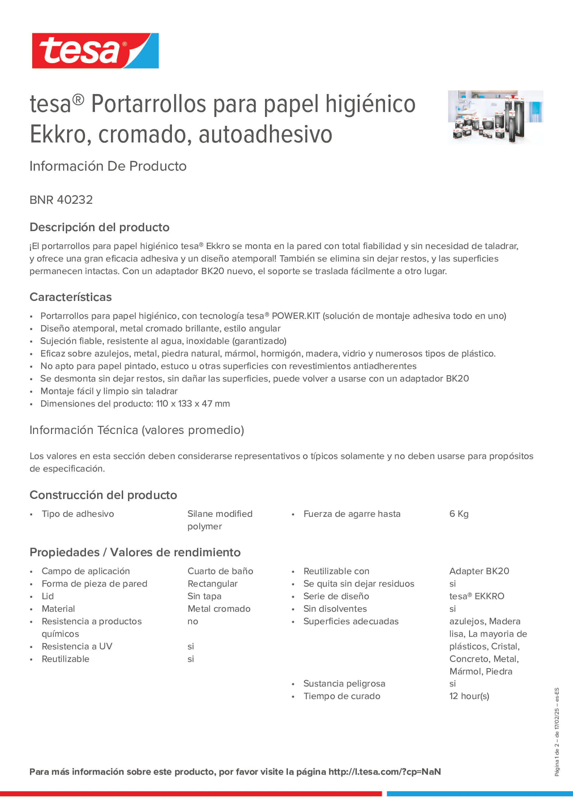 Product information_tesa® 40232_es-ES