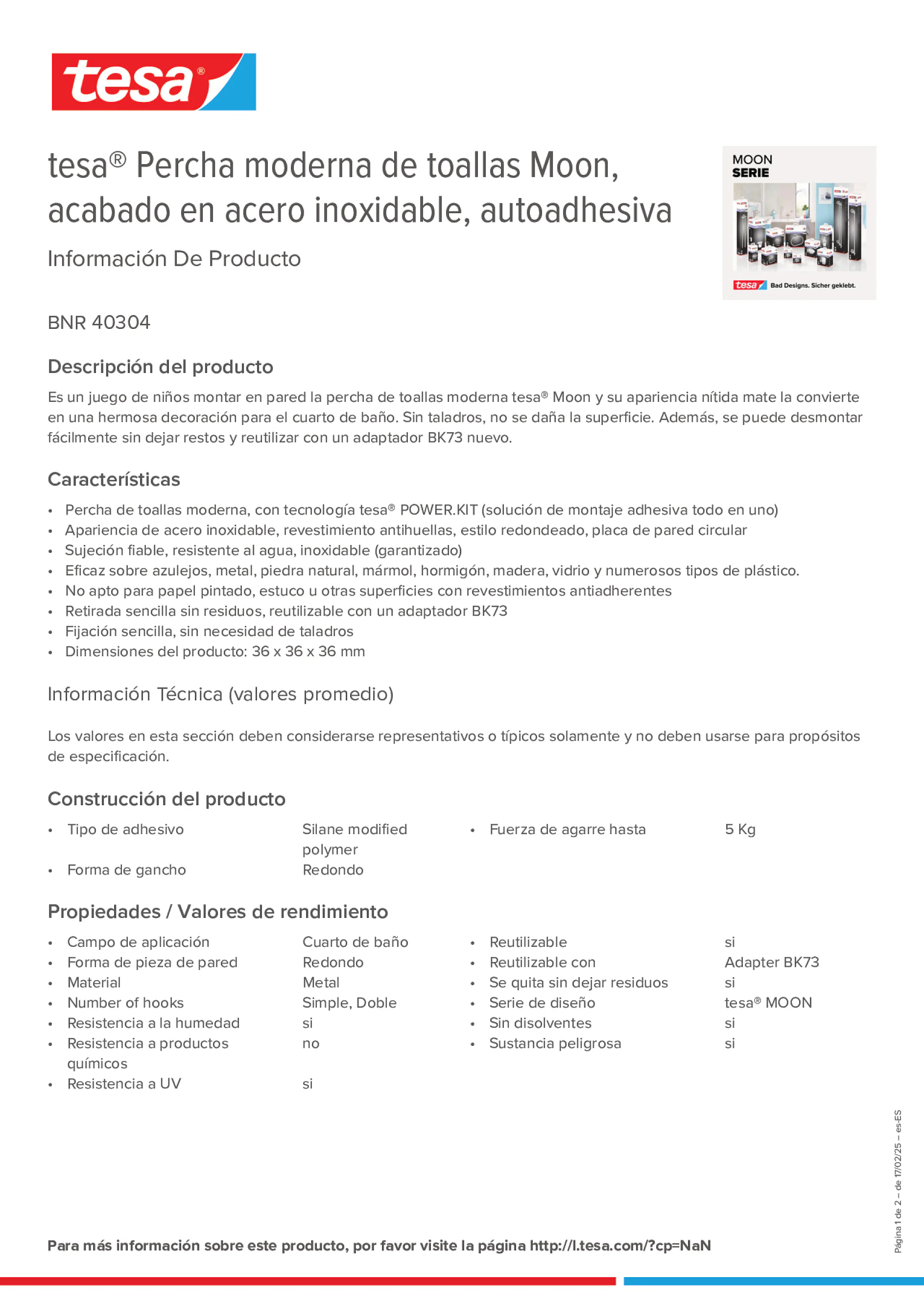 Product information_tesa® 40304_es-ES