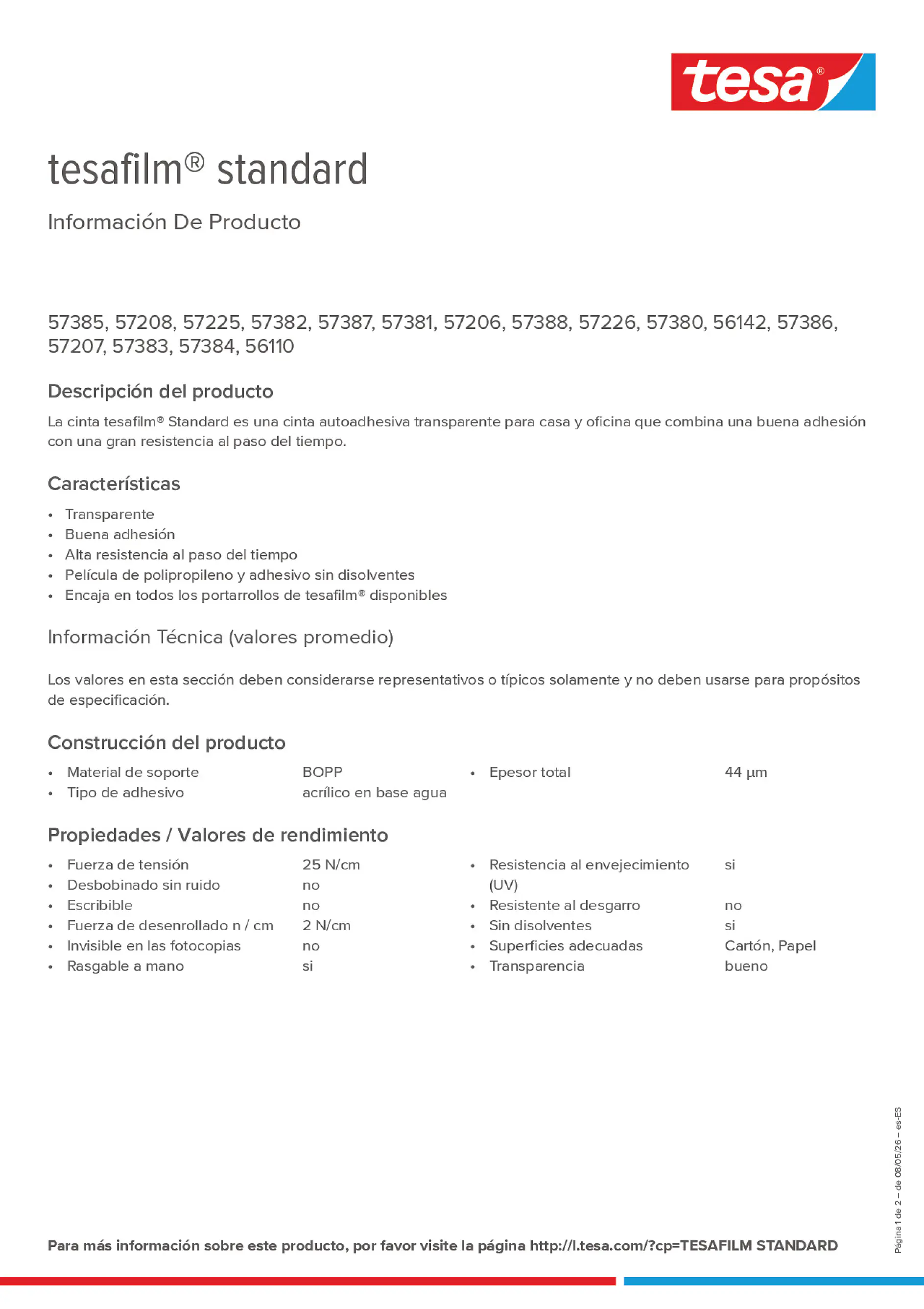 Product information_tesafilm® 56100_es-ES