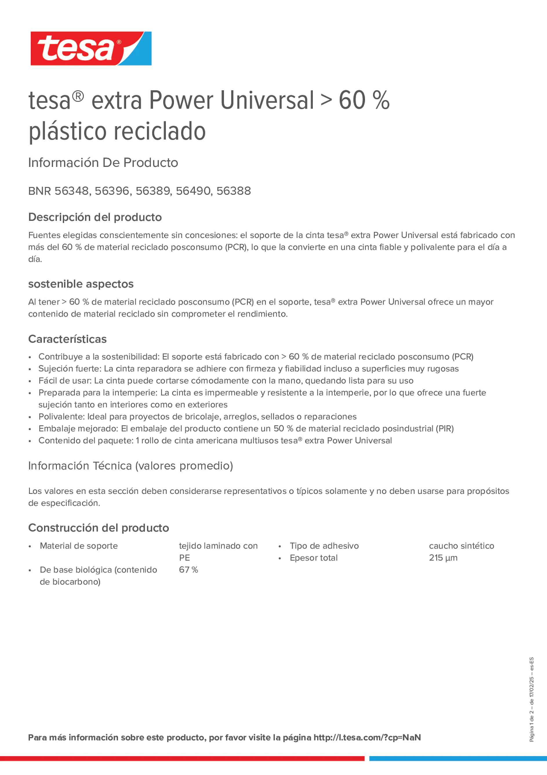 Product information_tesa® extra Power 56348_es-ES