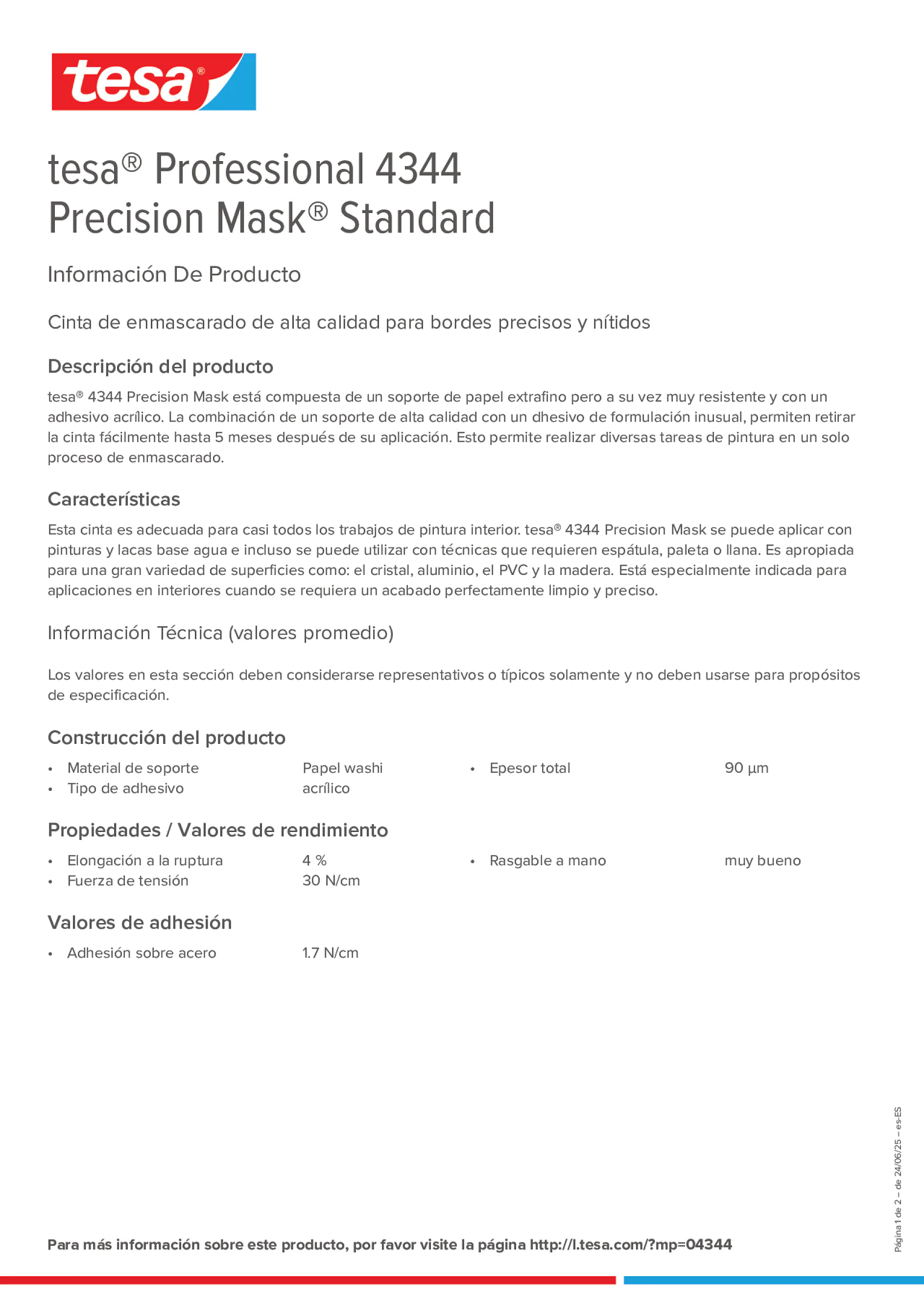 Product information_tesa® Professional 04344_es-ES