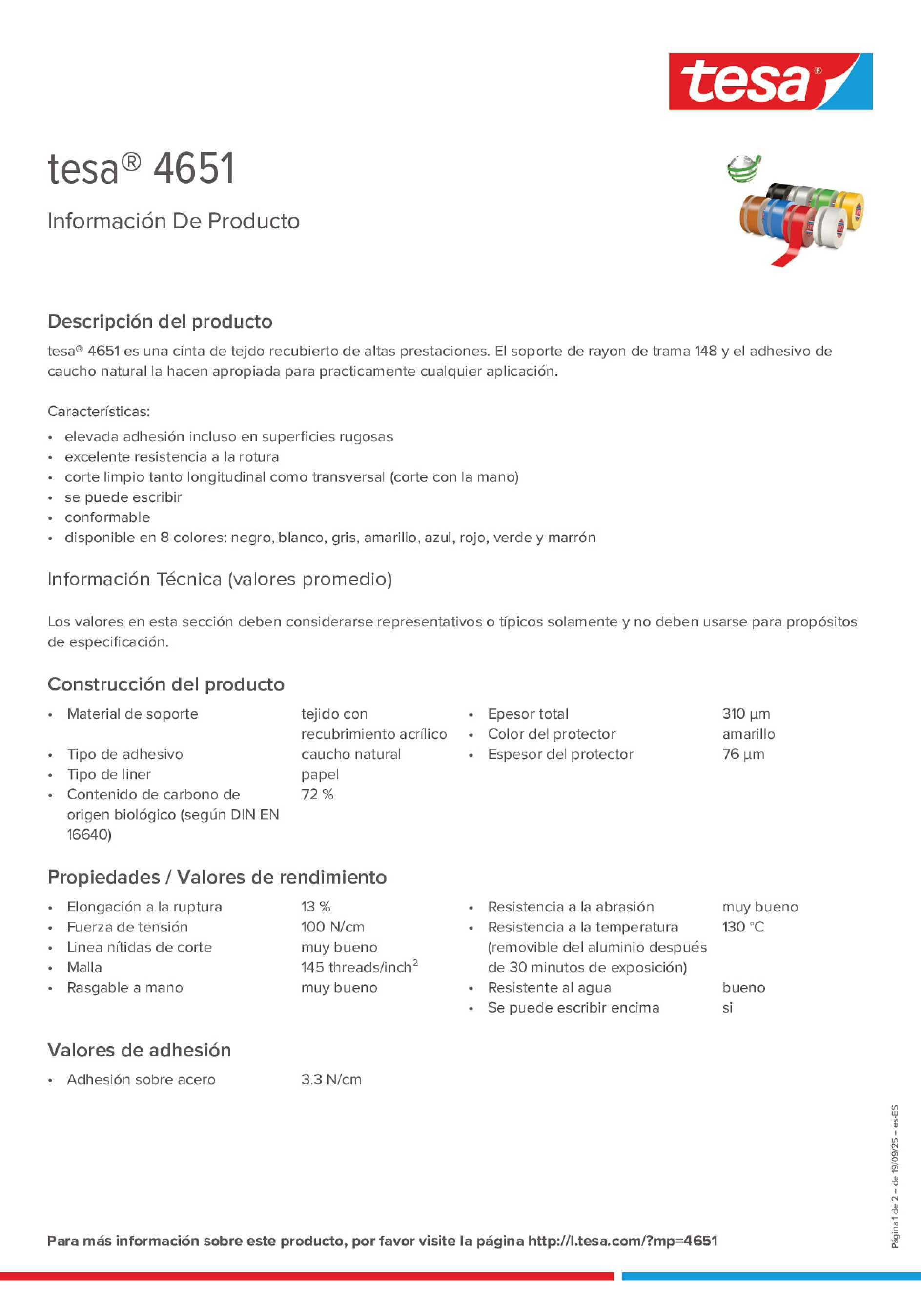 Product information_tesa® 04651_es-ES