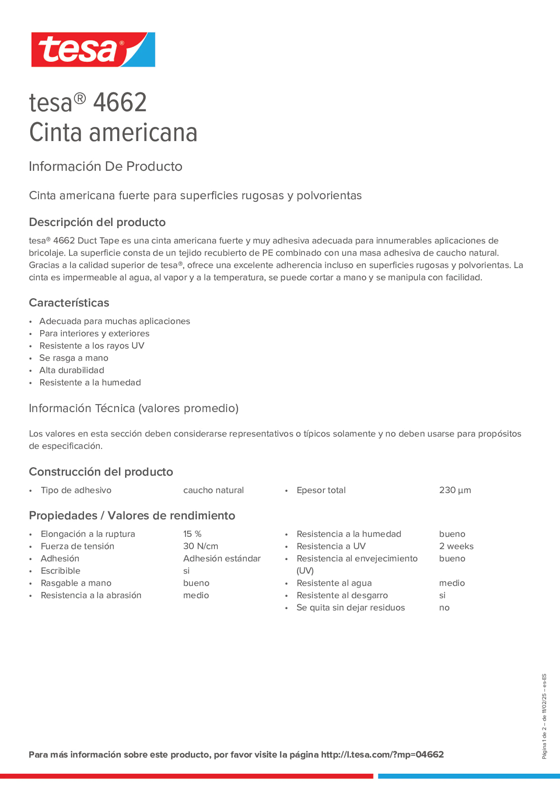 Product information_tesa® 04662_es-ES