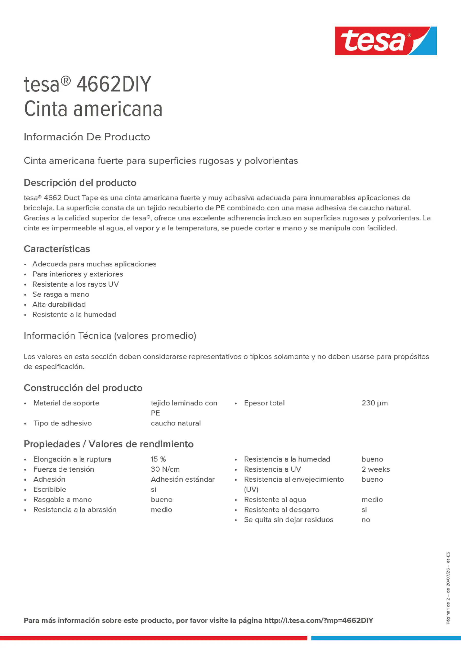 Product information_tesa® 04662_es-ES