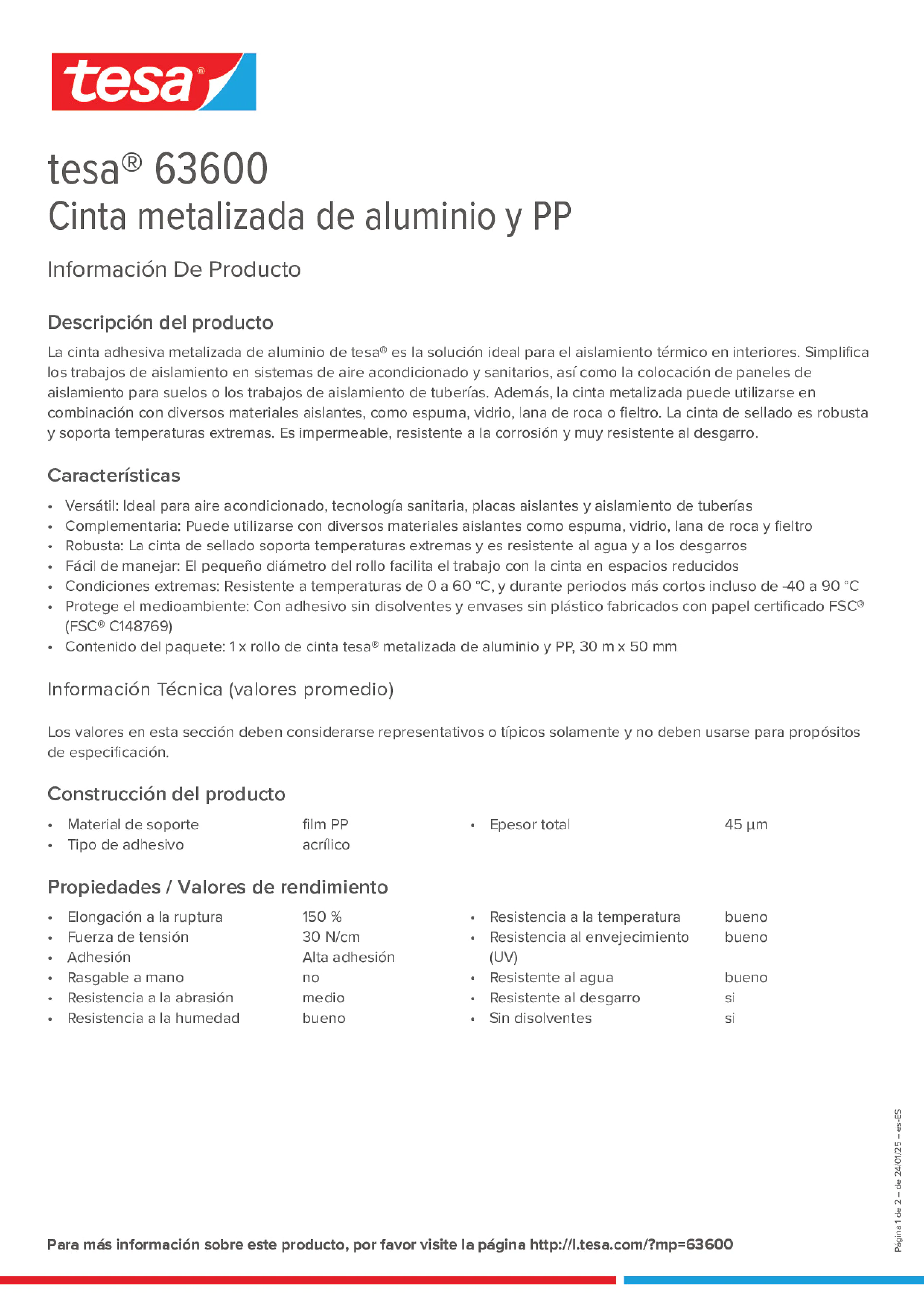 Product information_tesa® 63600_es-ES