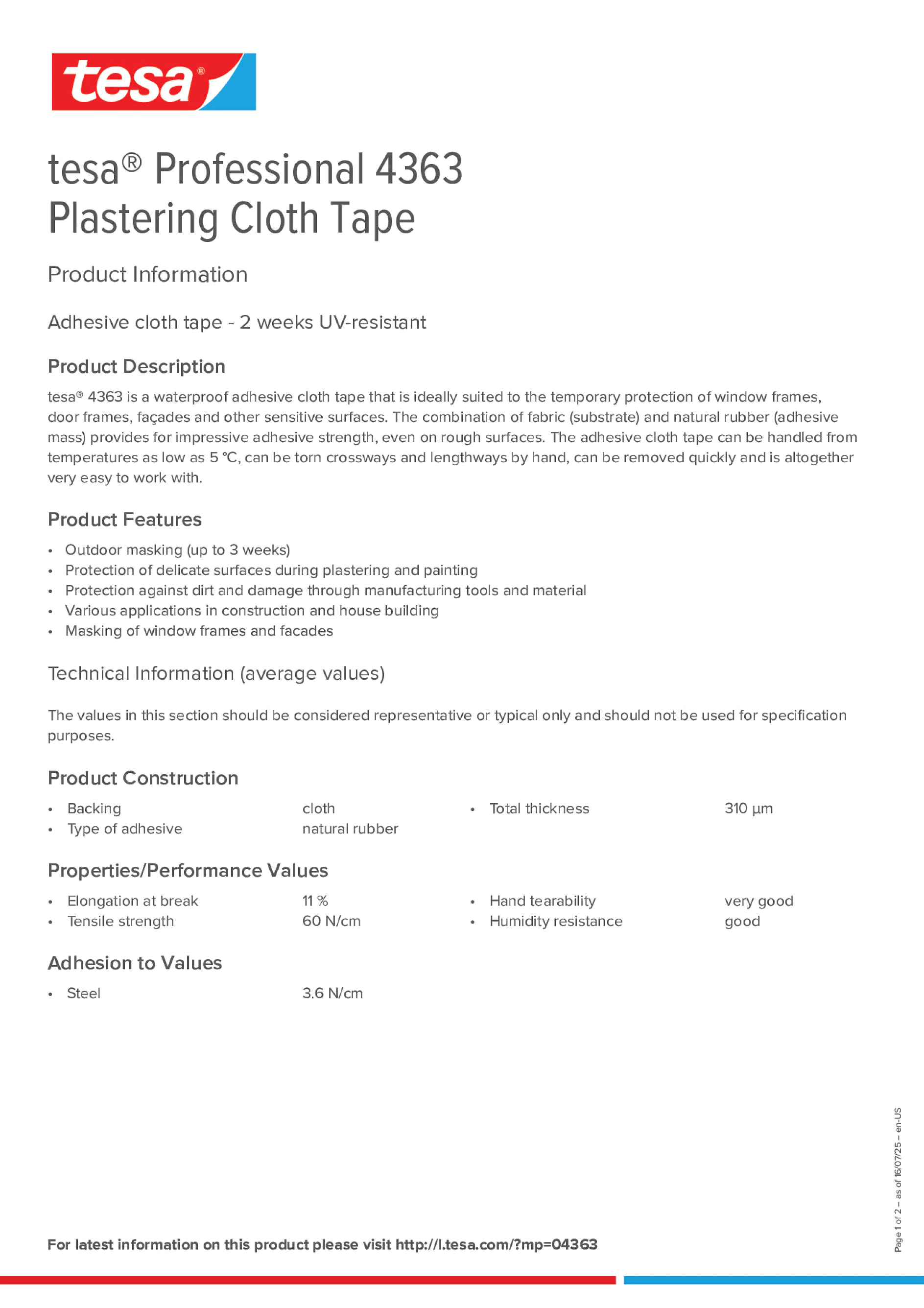 Product information_tesa® Professional 04363_en
