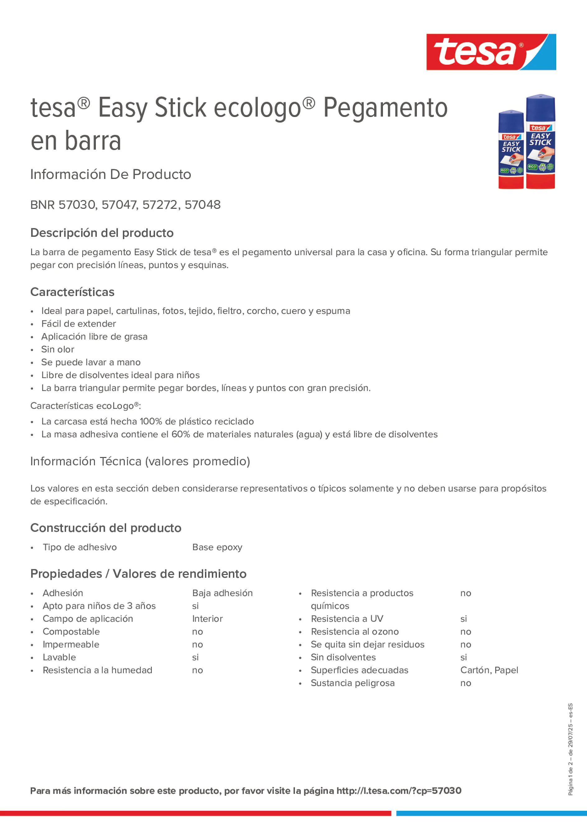 Product information_tesa® 57272_es-ES