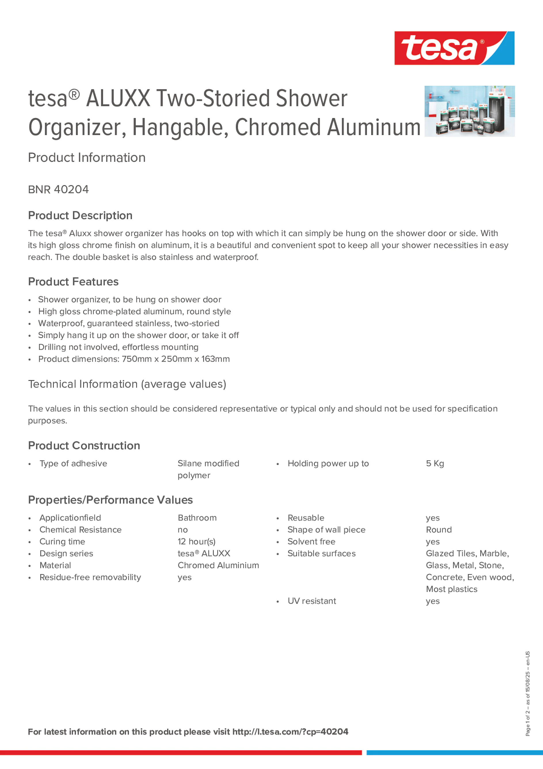 Product information_tesa® 40204_en Product information_tesa® 40204_en