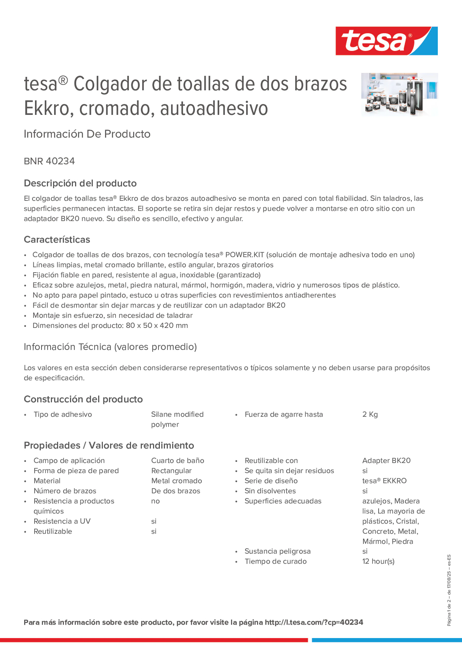 Product information_tesa® 40234_es-ES