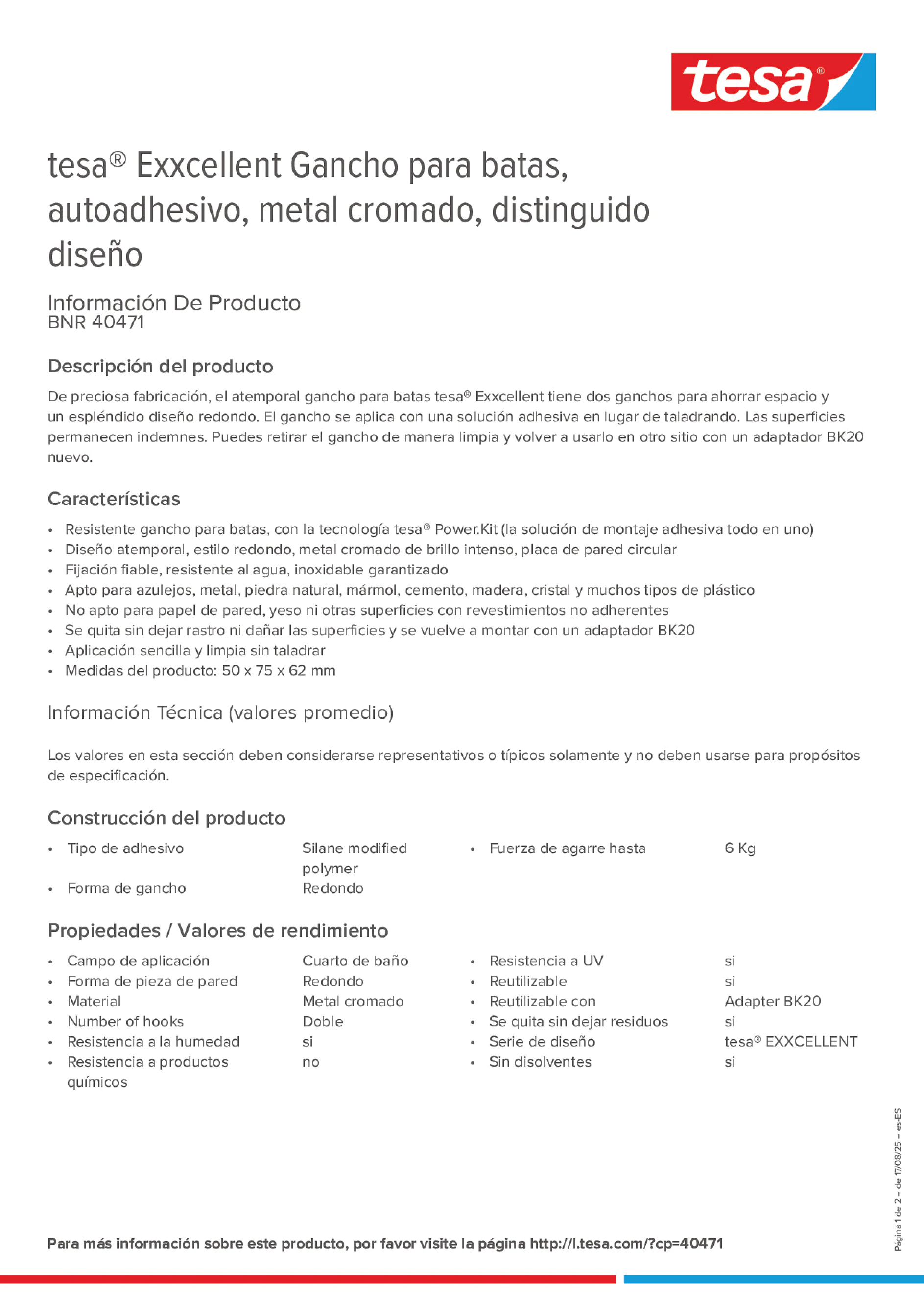 Product information_tesa® 40471_es-ES