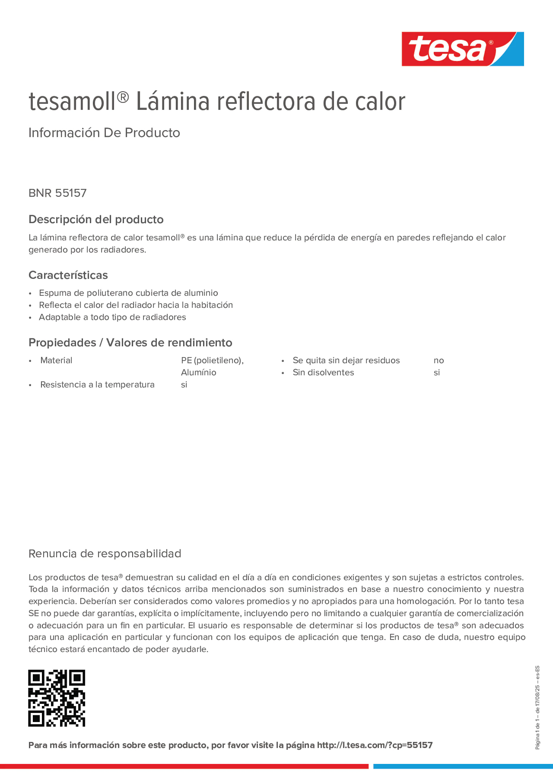 Product information_tesamoll® 55157_es-ES