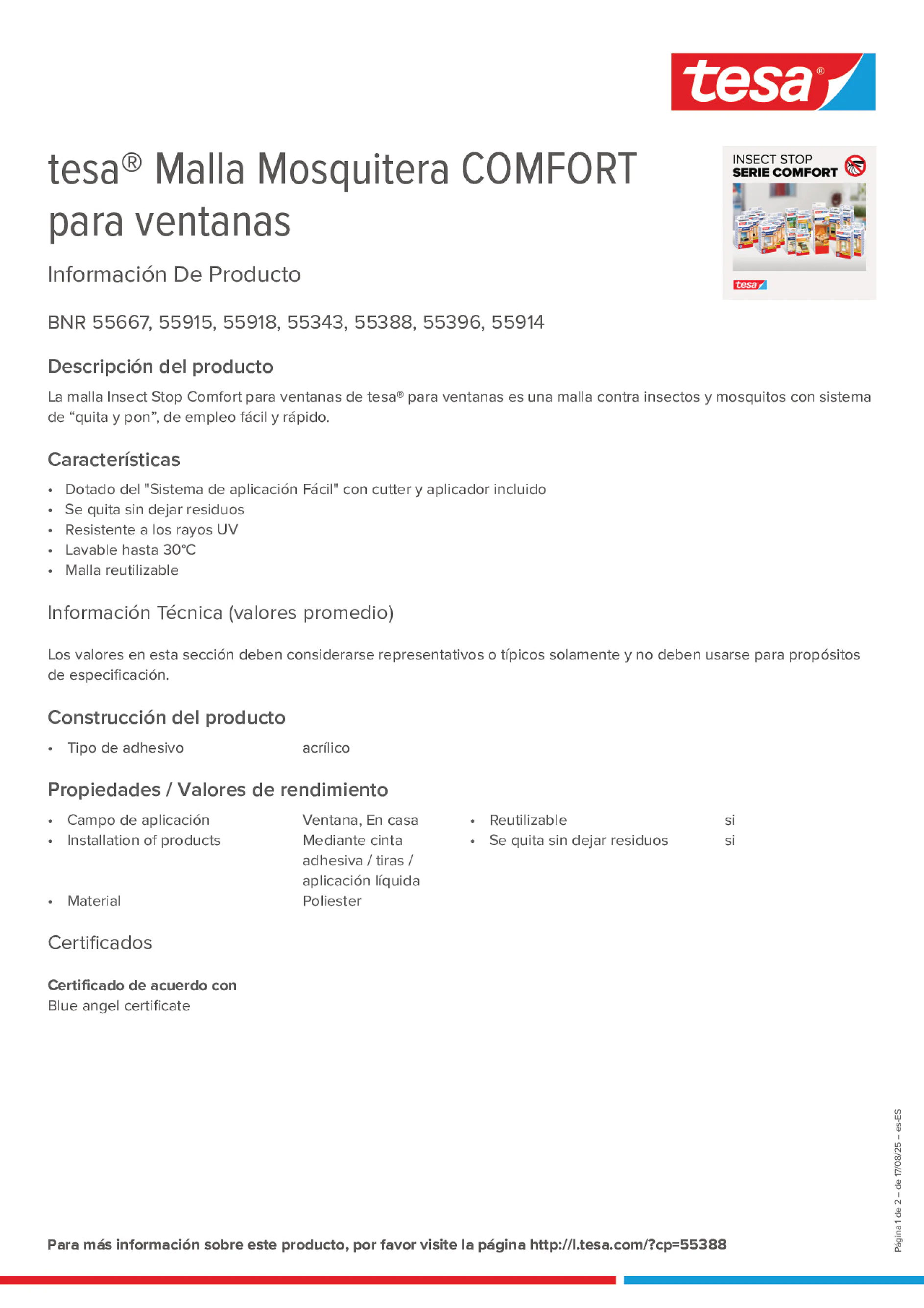 Product information_tesa® 55667_es-ES