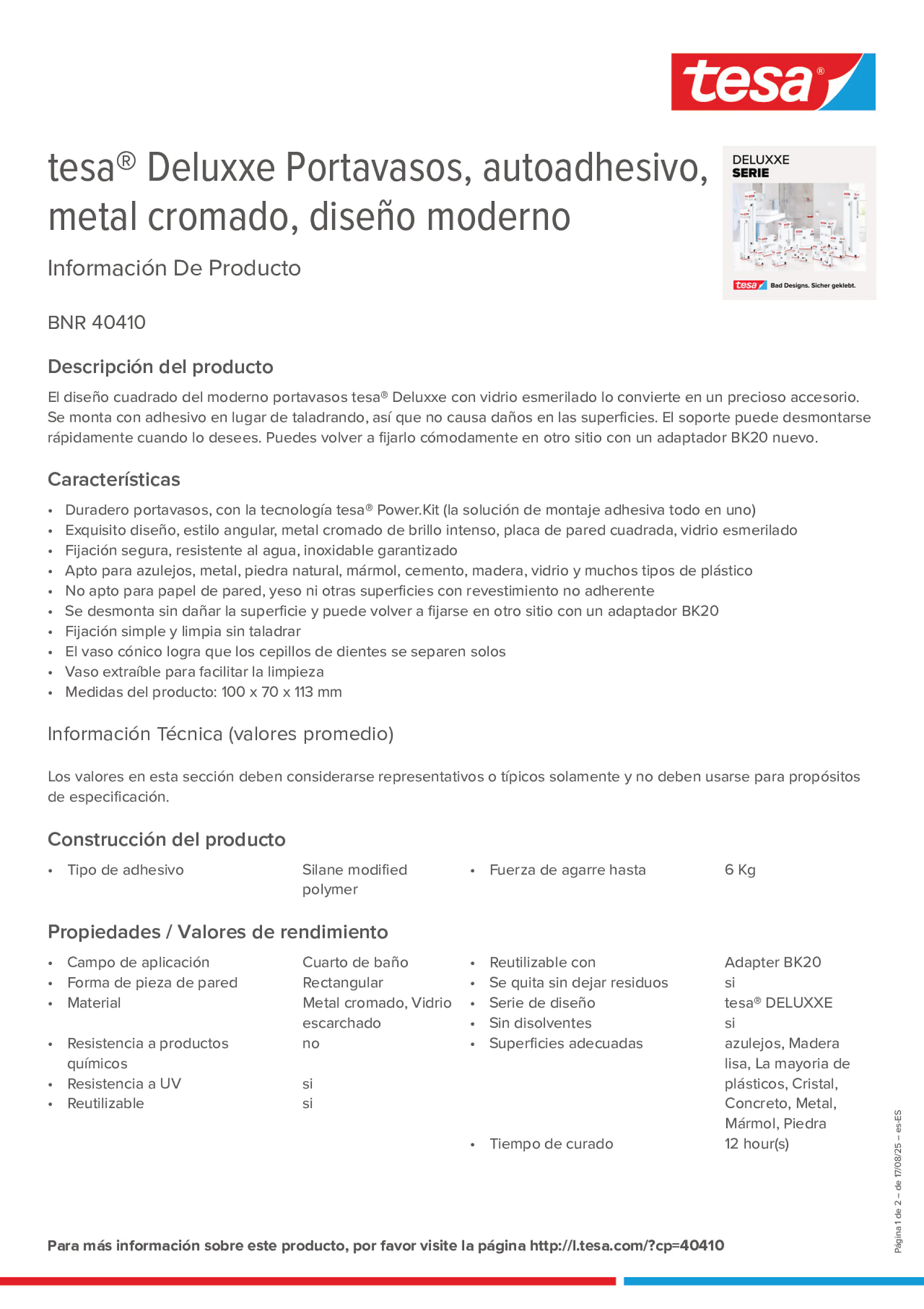 Product information_tesa® 40410_es-ES