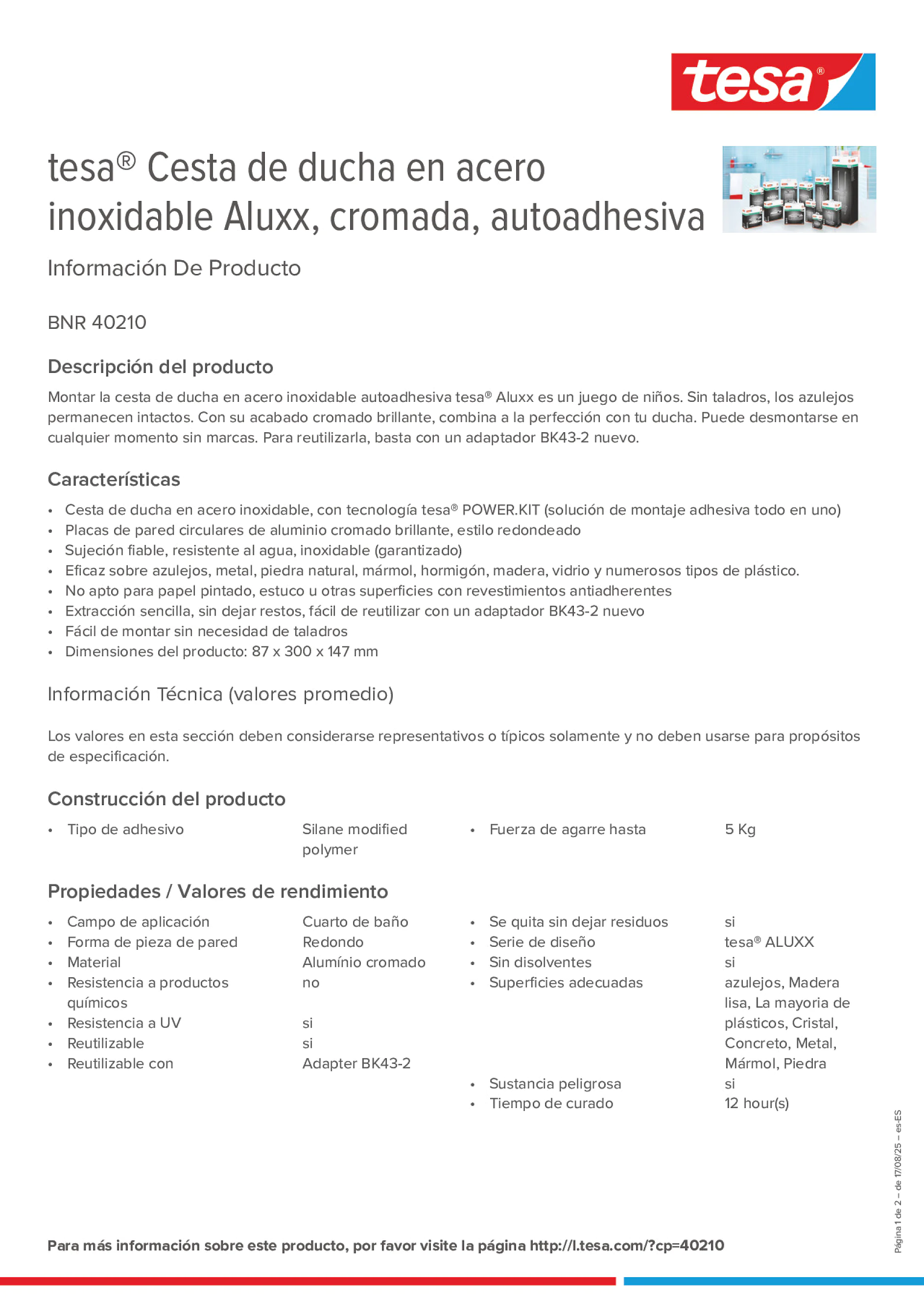 Product information_tesa® 40210_es-ES