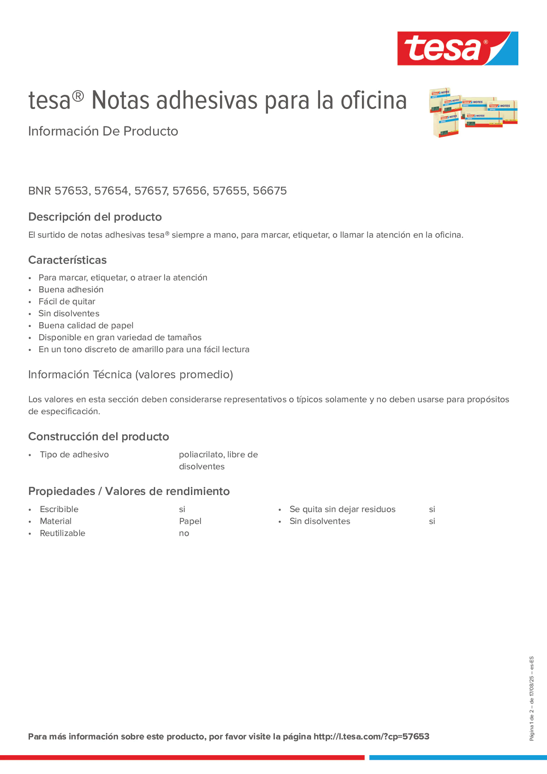 Product information_tesa® 57655_es-ES