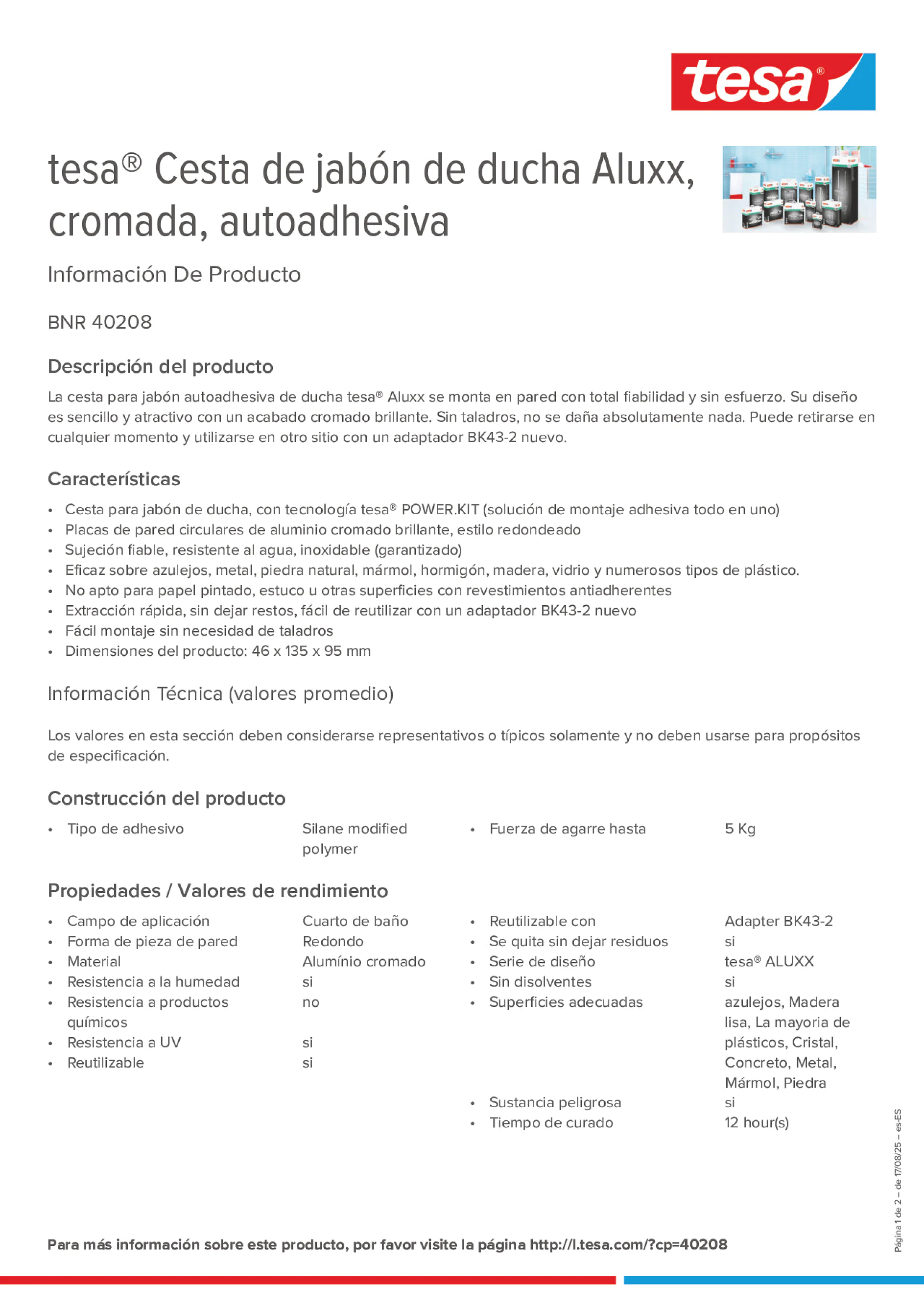 Product information_tesa® 40208_es-ES