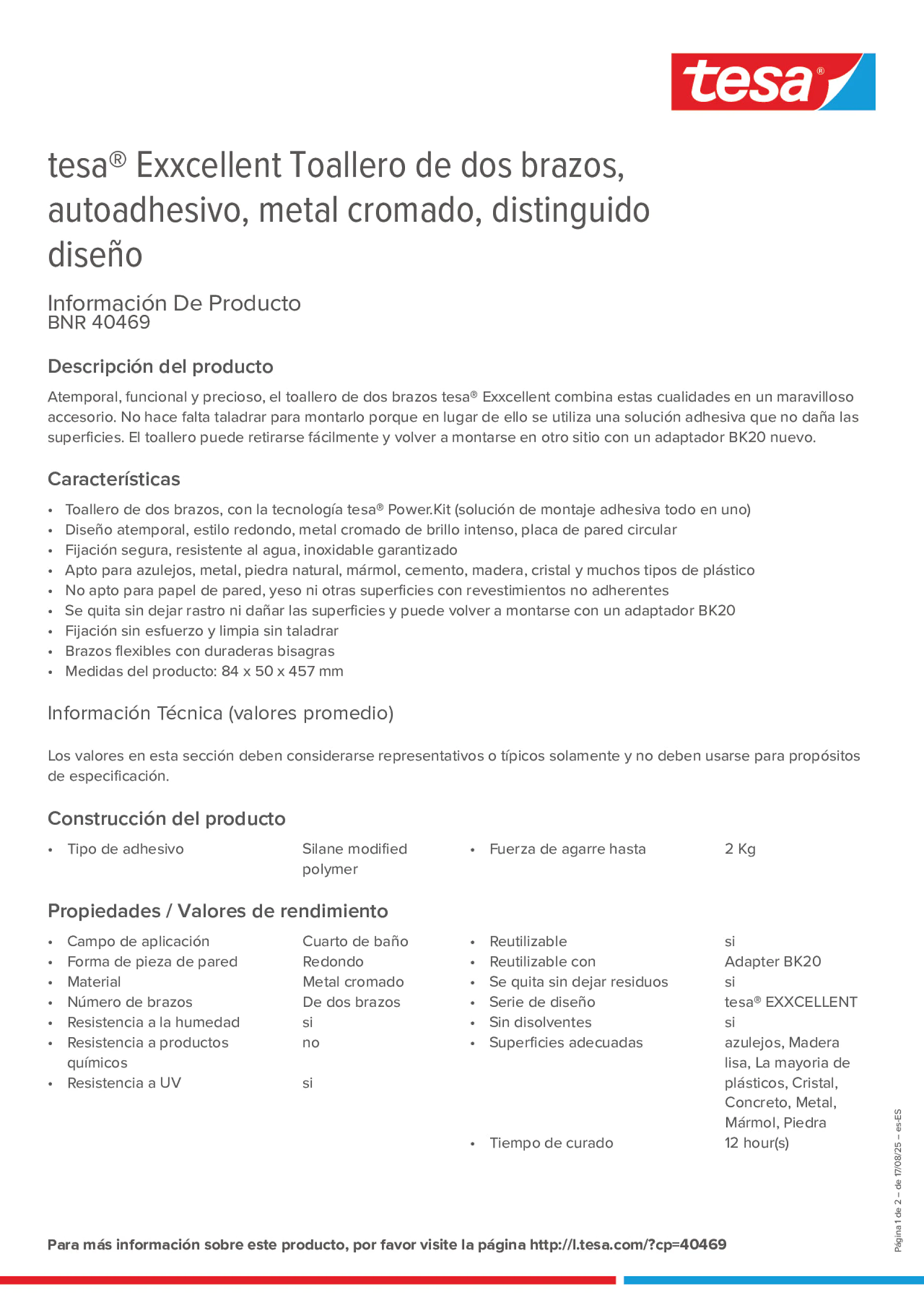 Product information_tesa® 40469_es-ES