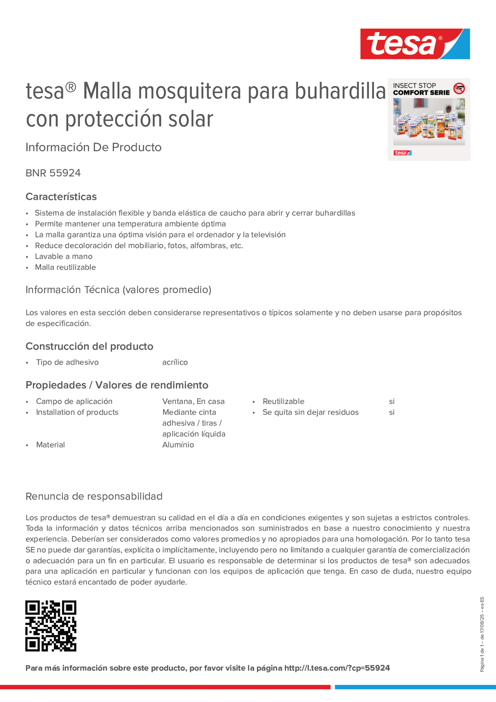 Product information_tesa® 55924_es-ES