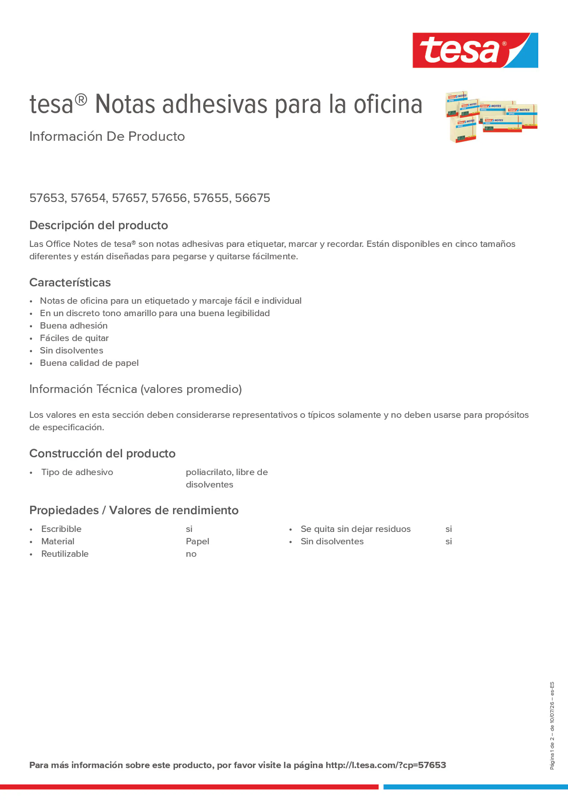 Product information_tesa® 57653_es-ES