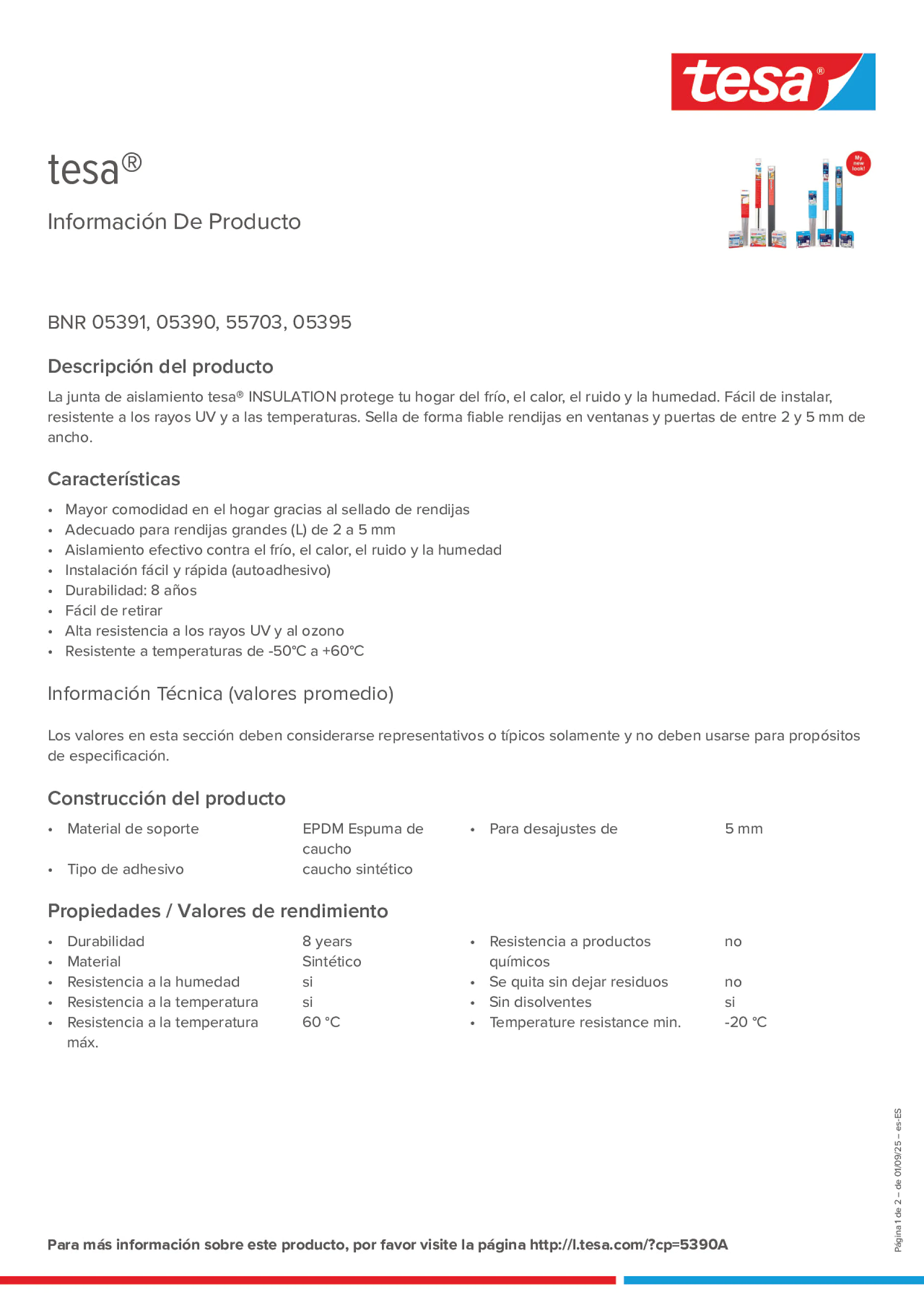 Product information_tesa® 05391_es-ES