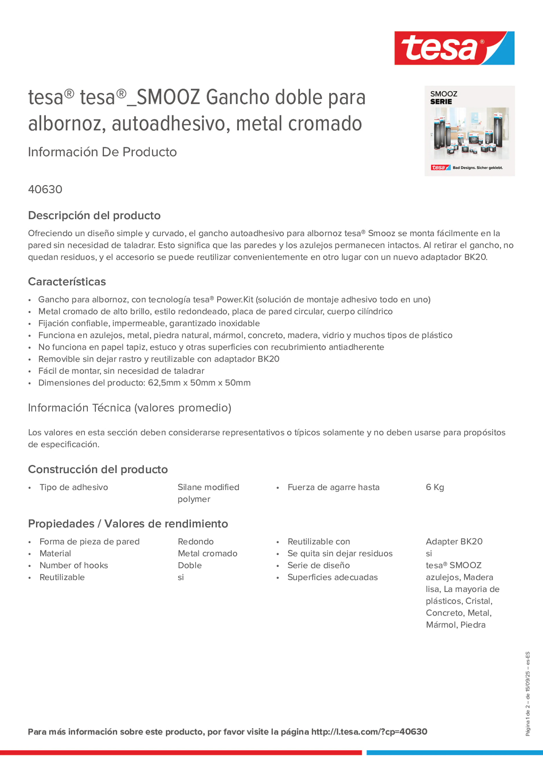 Product information_tesa® 40630_es-ES