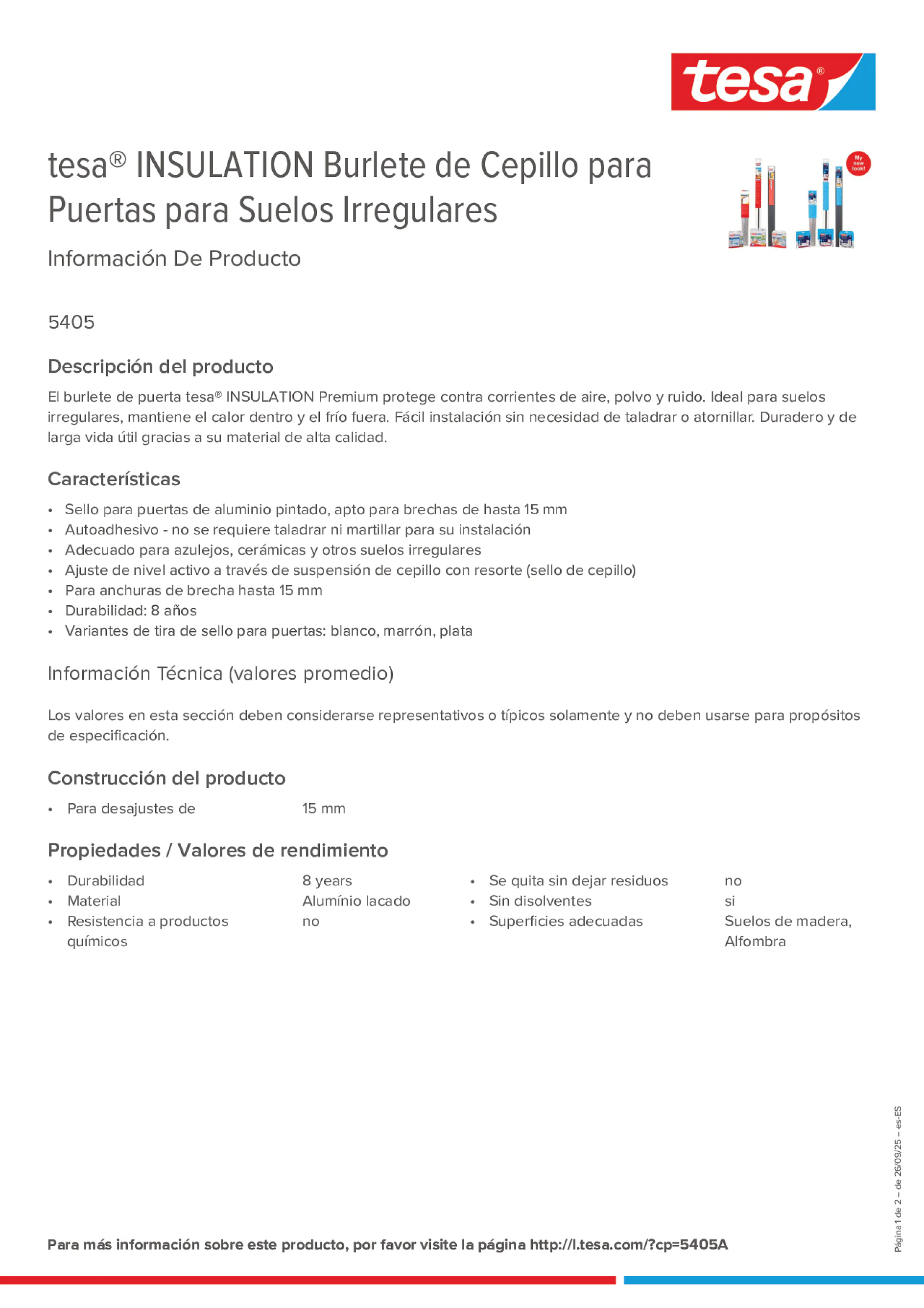 Product information_tesa® 05405_es-ES