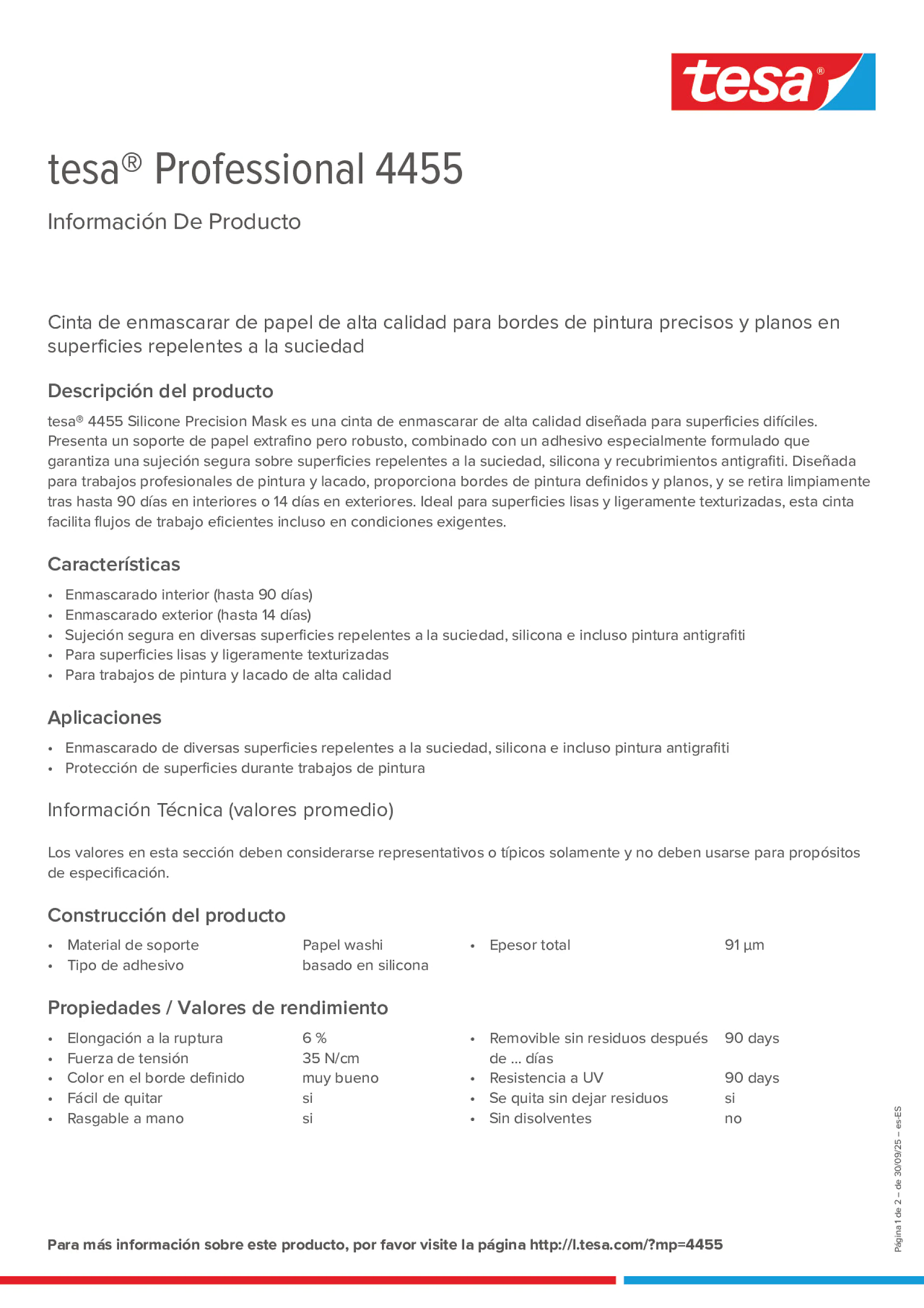 Product information_tesa® Professional 04455_es-ES