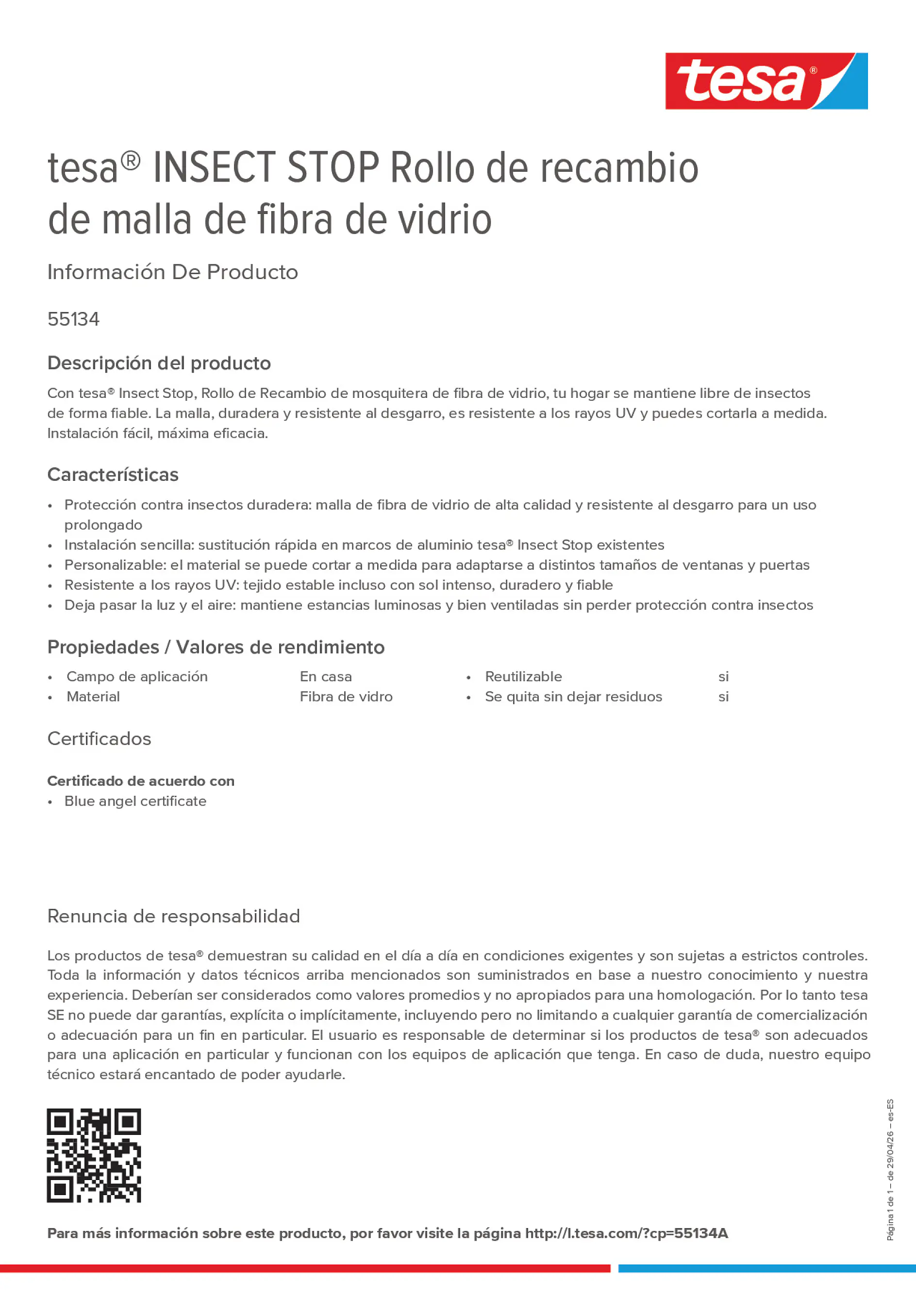 Product information_tesa® 55134A_es-ES